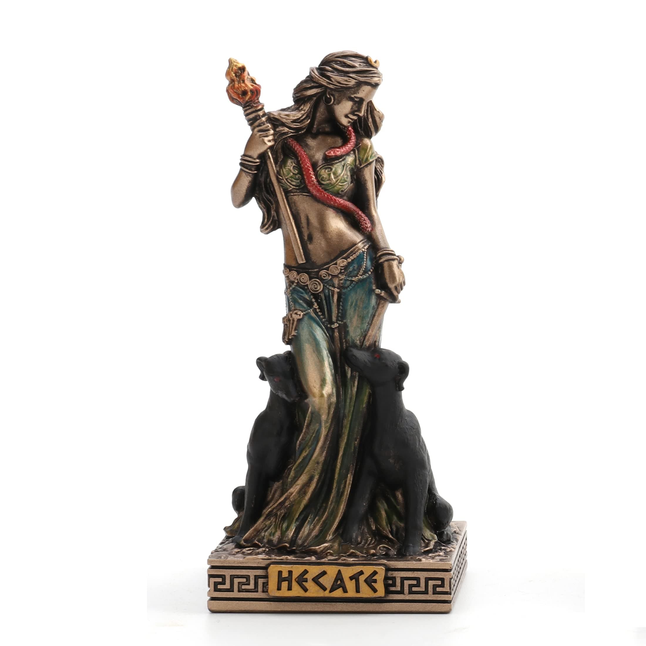 Veronese Design Hecate Greek Magic Goddess Resin Hand Painted Miniature Figure