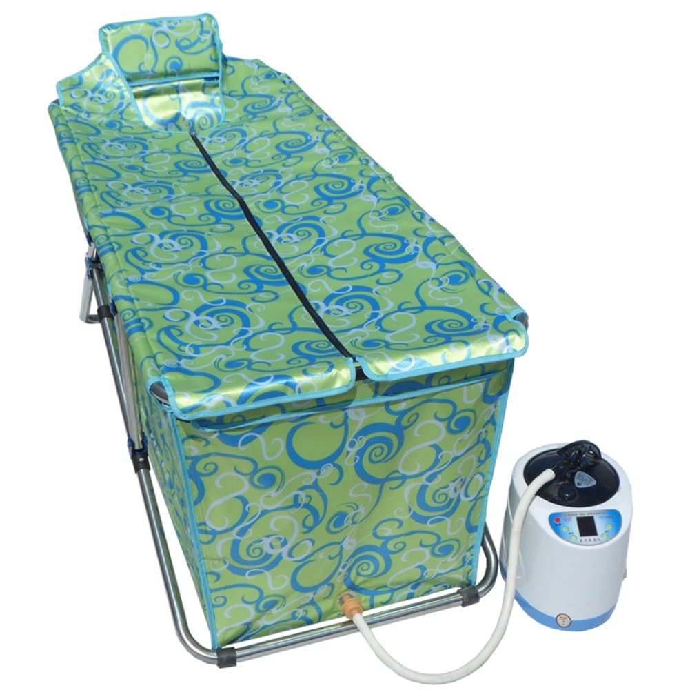 Erwachsene Klapp Badewanne Bad / Dusche Easy Free aufblasbare Bad / Kinder Badewanne-Grüne Version 6