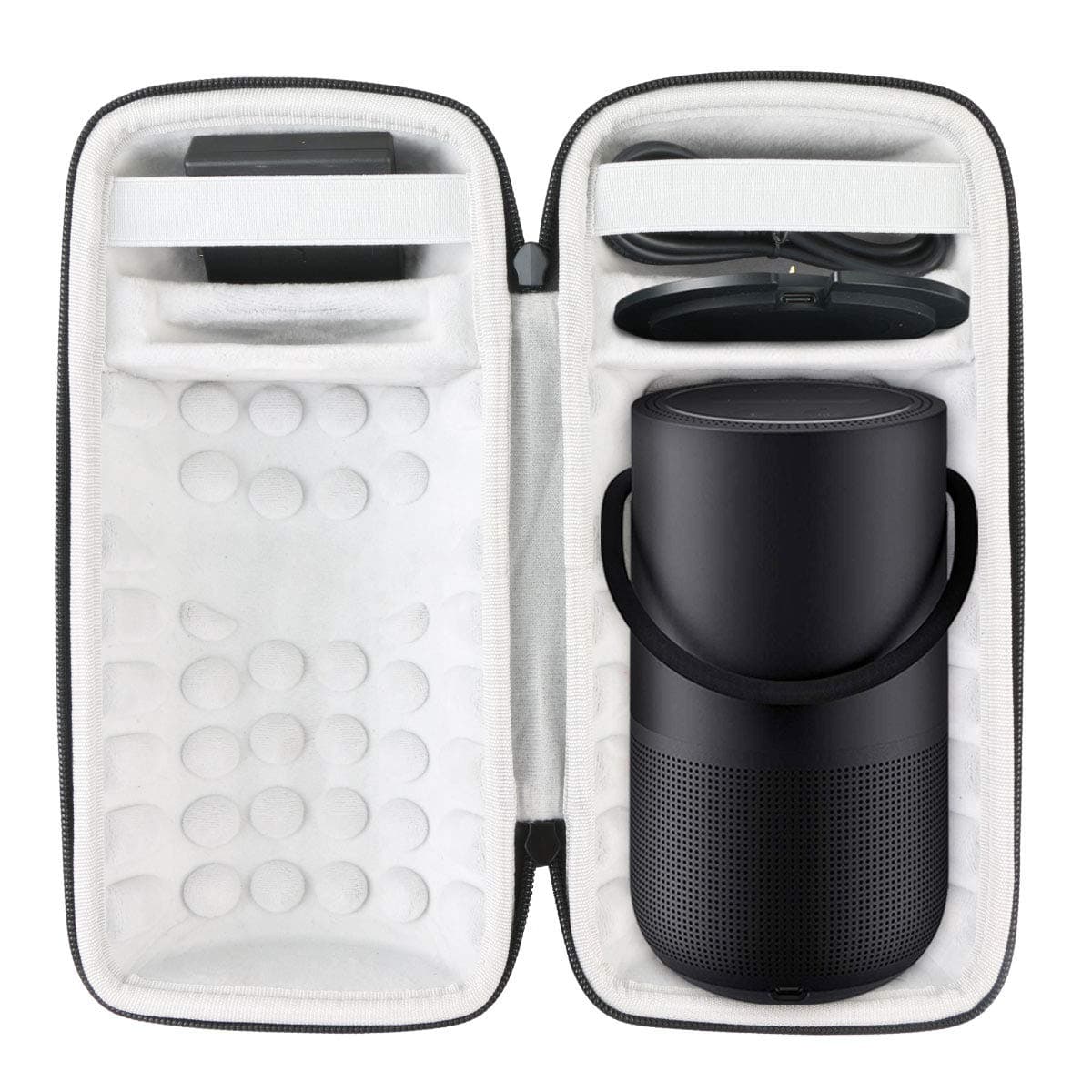 Khanka Hard Case for Replacement for Bose Portable Home/Smart Bluetooth Speaker (Fits Charging Cradle)