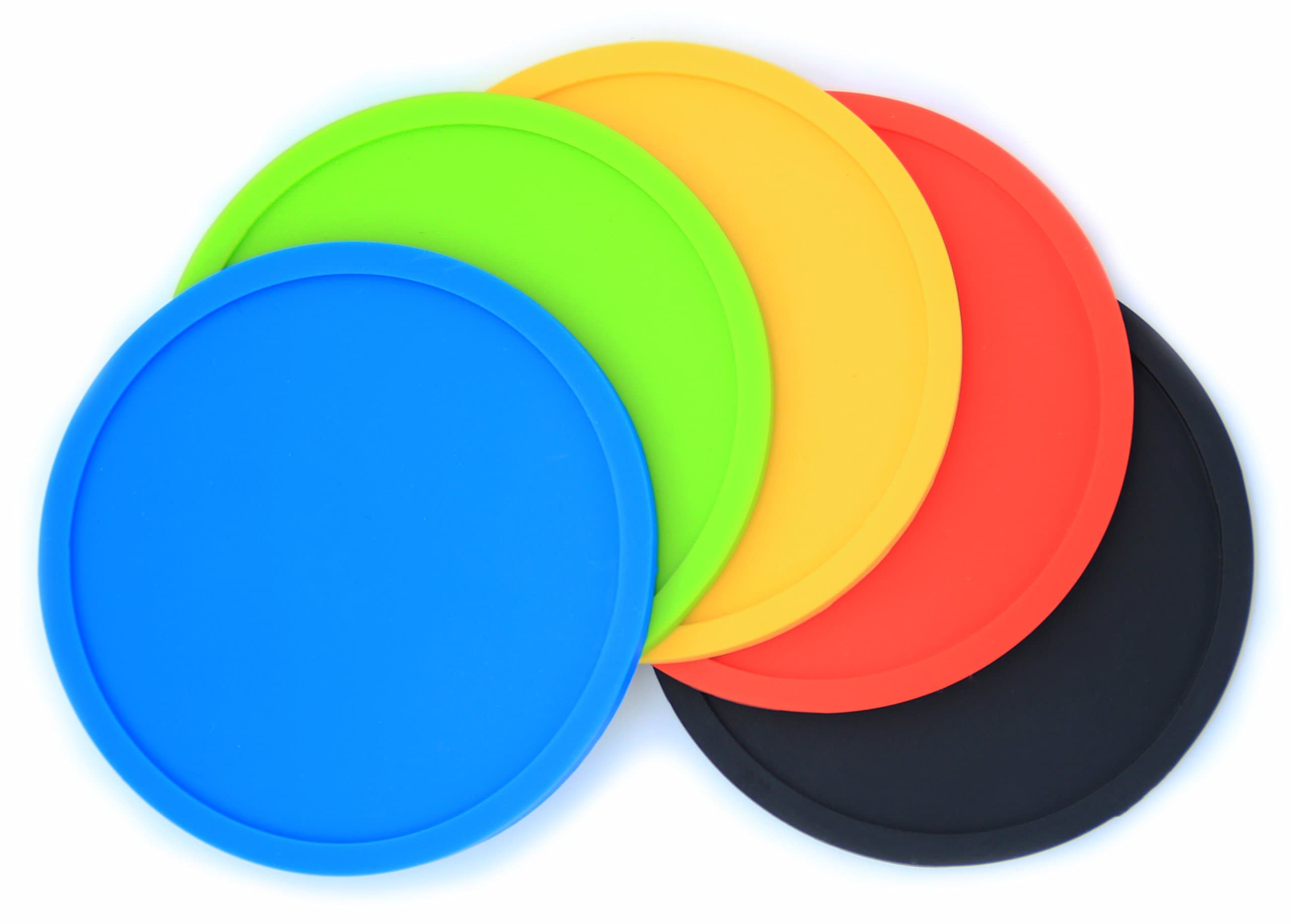 lcz Silicone Drink Coasters Set of 5 (Colour)