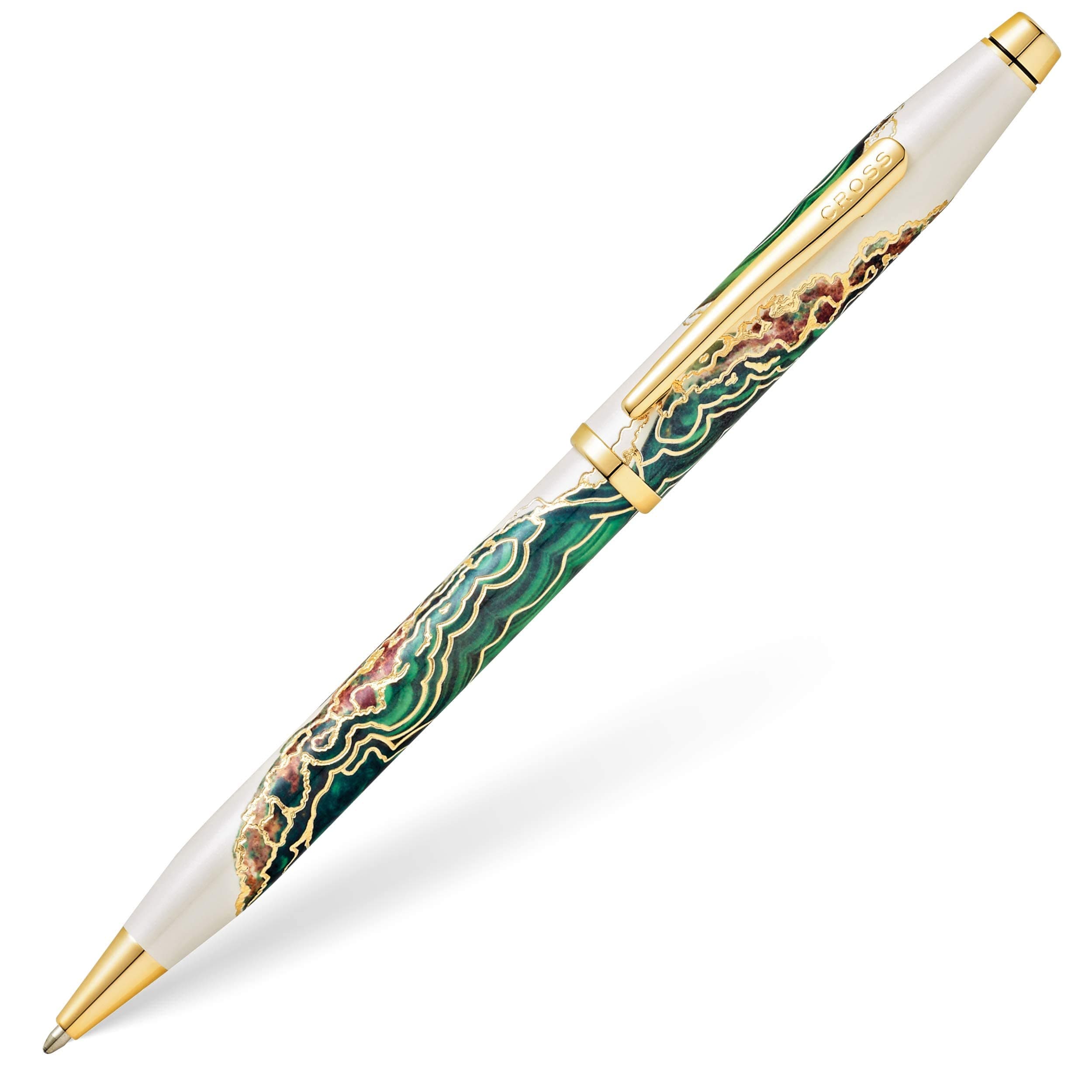 Wanderlust Borneo - Ballpoint Pen with 23ct Gold-Plated Appoinments incl. Premium Gift Box - Refillable Medium Ballpen