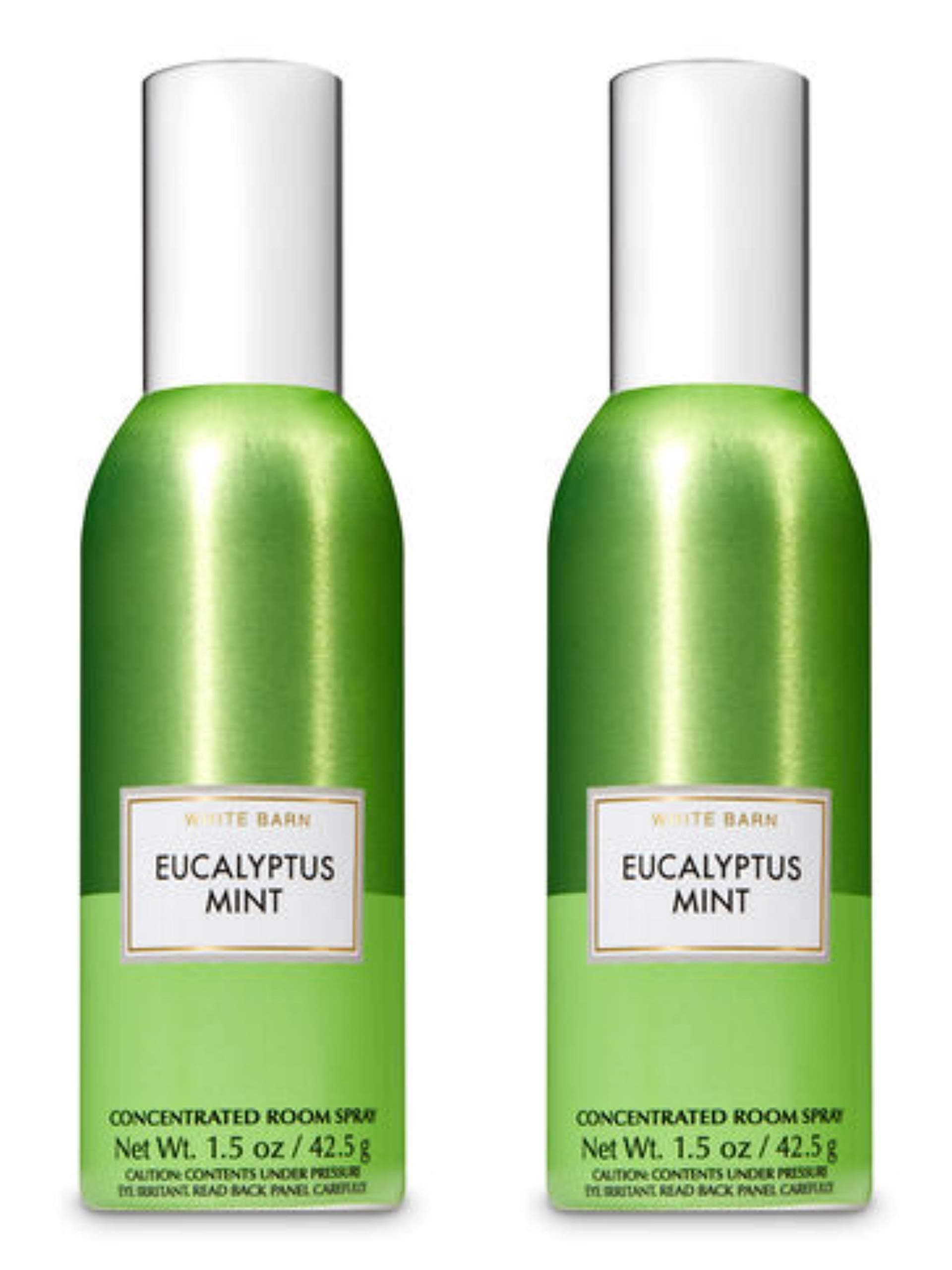 Bath and Body Works 2 Pack Eucalyptus & Mint Concentrated Room Spray. 1.5 Oz.