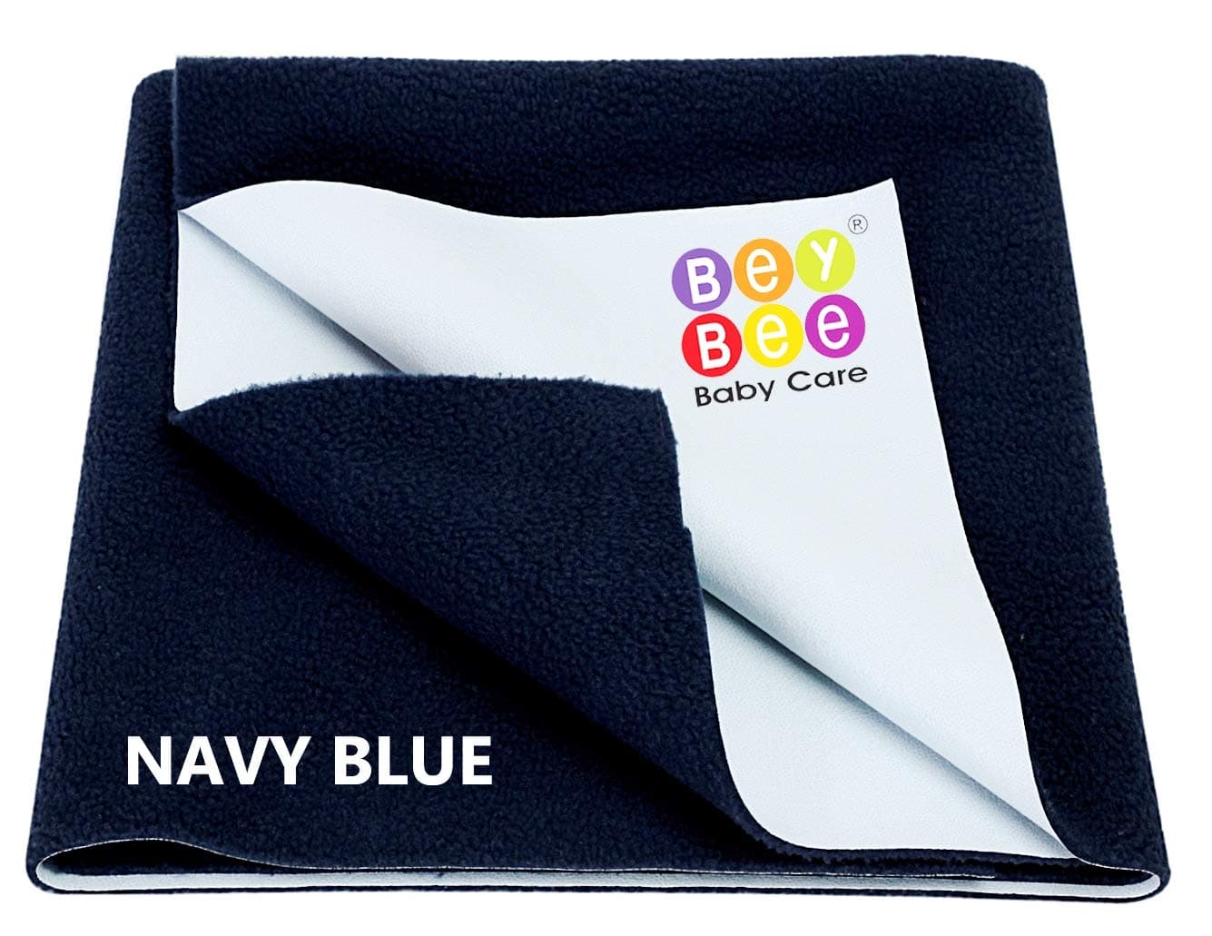 BeyBee Coton Bed Protctor Sheet Large 140x100cm Dark Blu