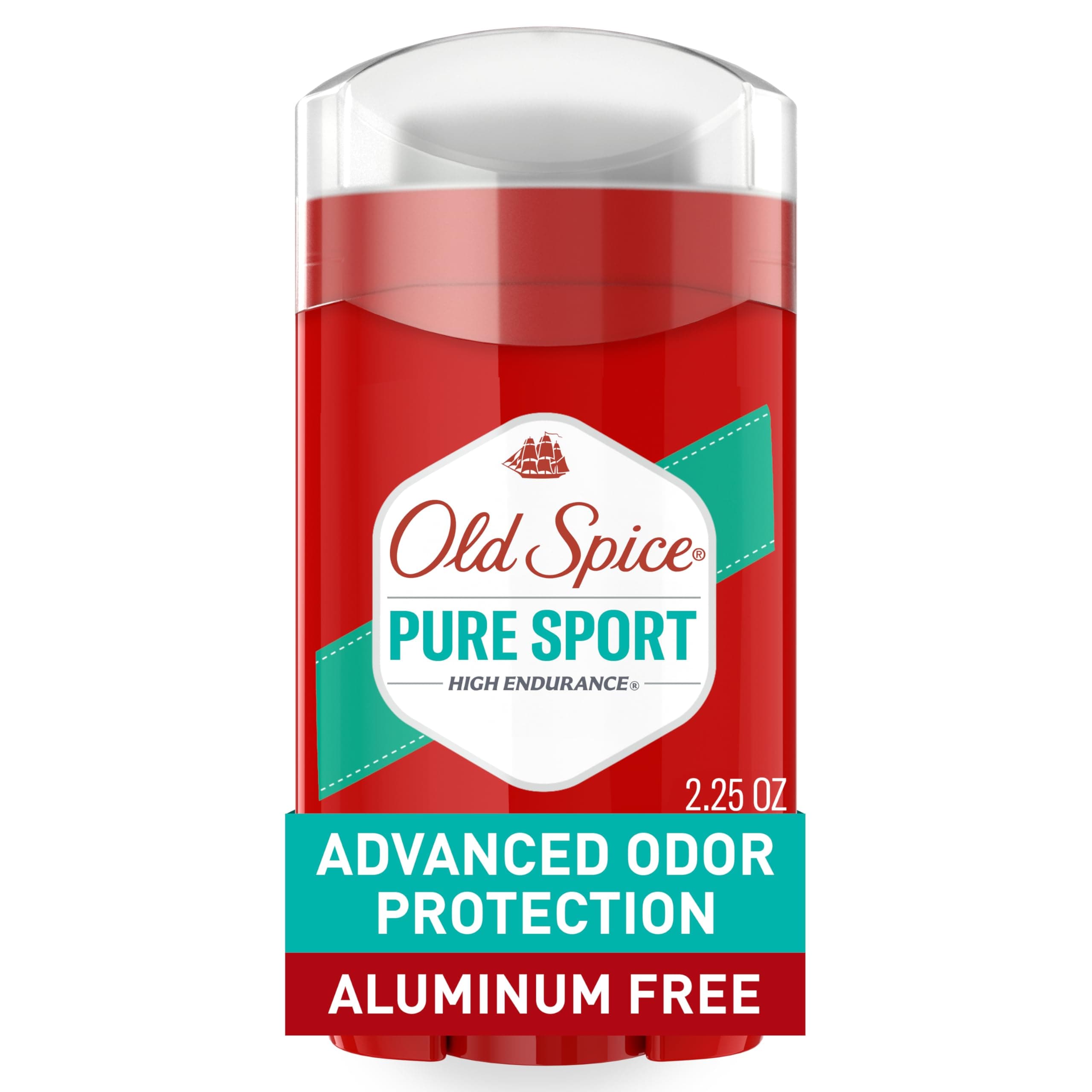 Aluminum Free Deodorant For Men, High Endurance, 24/7 Sweat Defense & Odor Protection, 24/7 Freshness & Lasting Scent, Pure Sport Scent, 2.25 oz