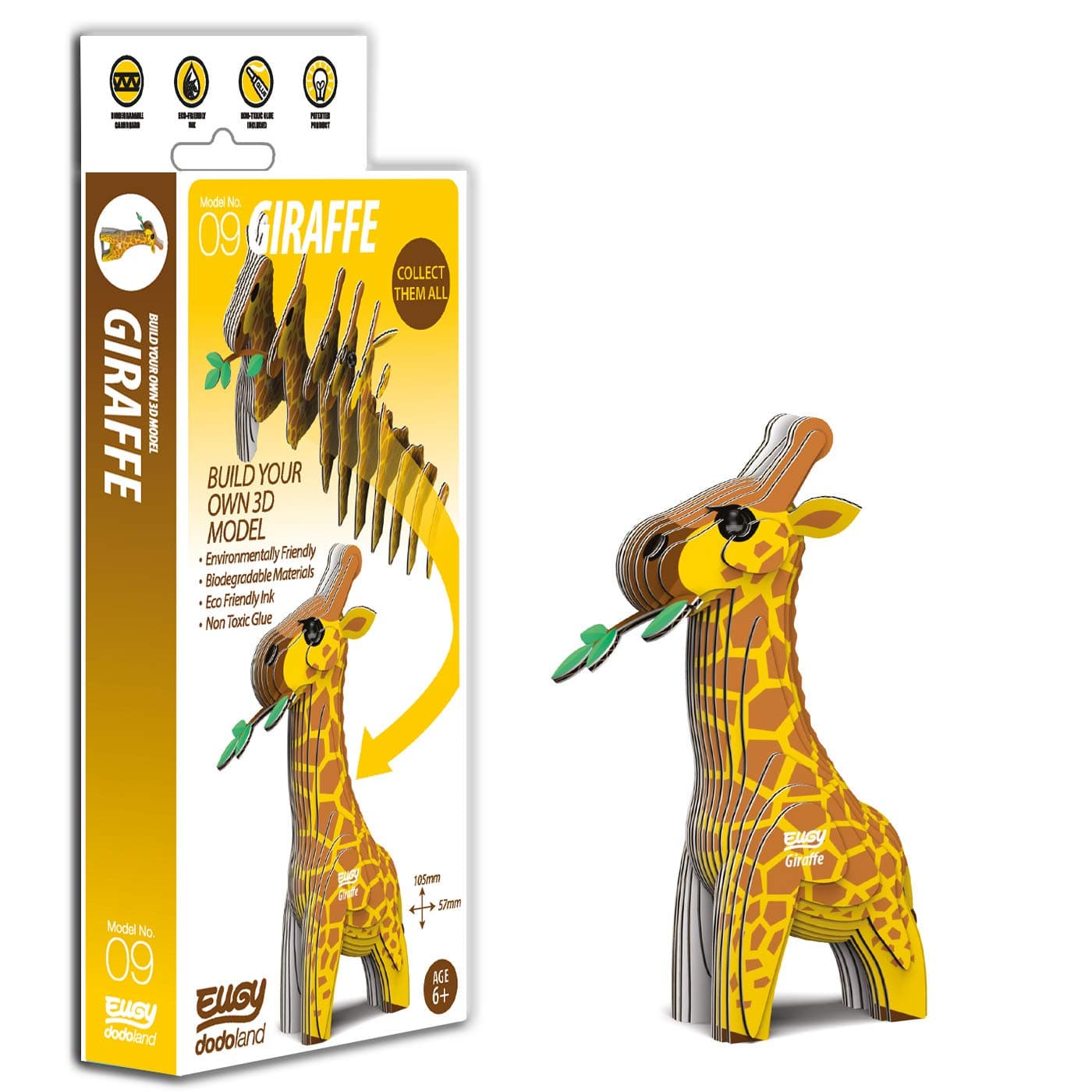 EUGY3D Giraffe Model Craft Kit