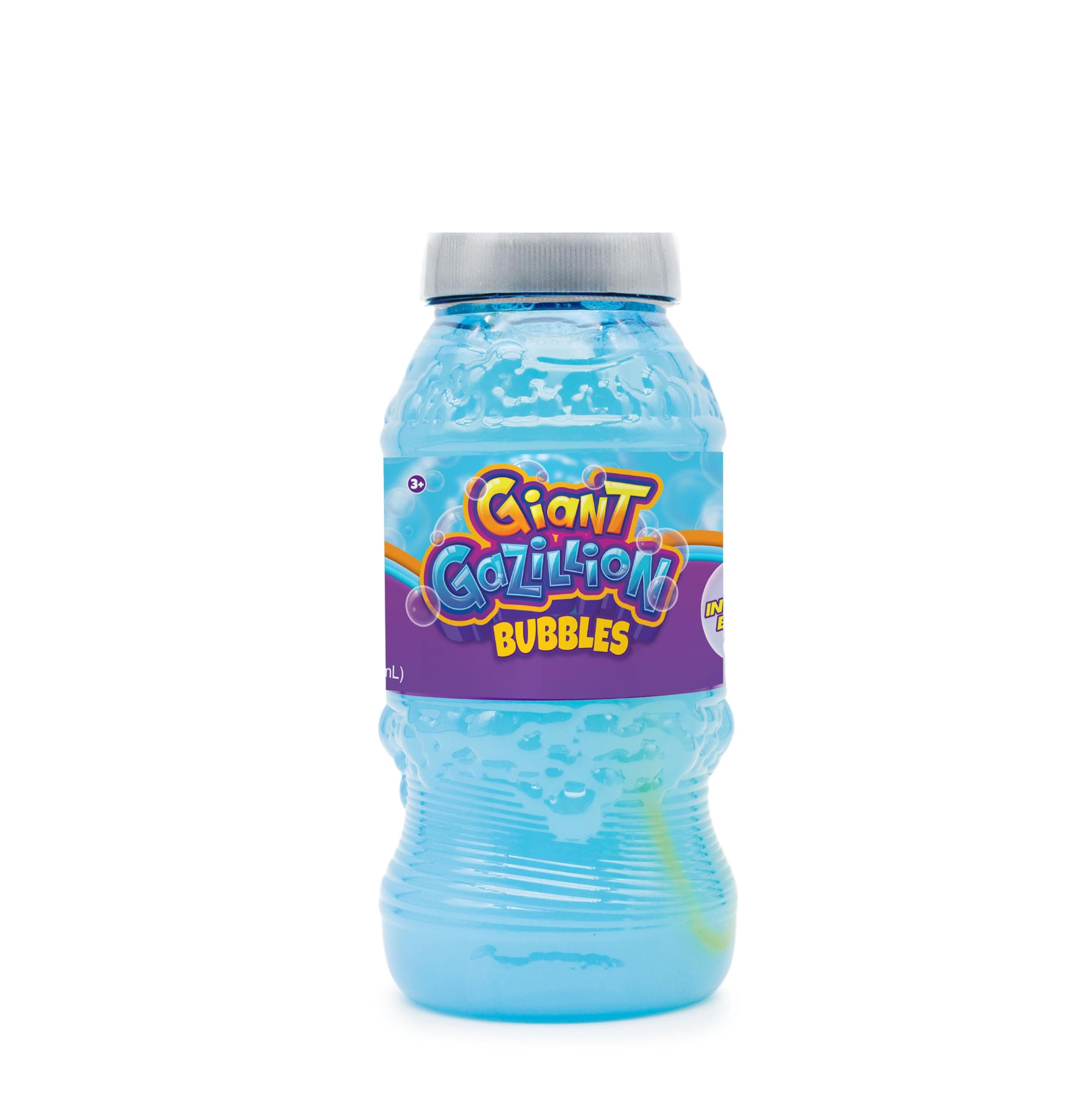 Gazillion Giant Bubble Solution 2 L – Lab‑Formulated for Huge, Stretchy Bubbles, Safe Non‑Toxic, No‑Stain, Includes Large Bubble Wand, Refill for Bubble Machines, Wands & Guns, Kids Ages 3 +