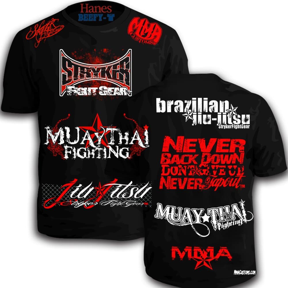 Mmacustoms Stryker Signature Walk Out Shirt Never Tapout
