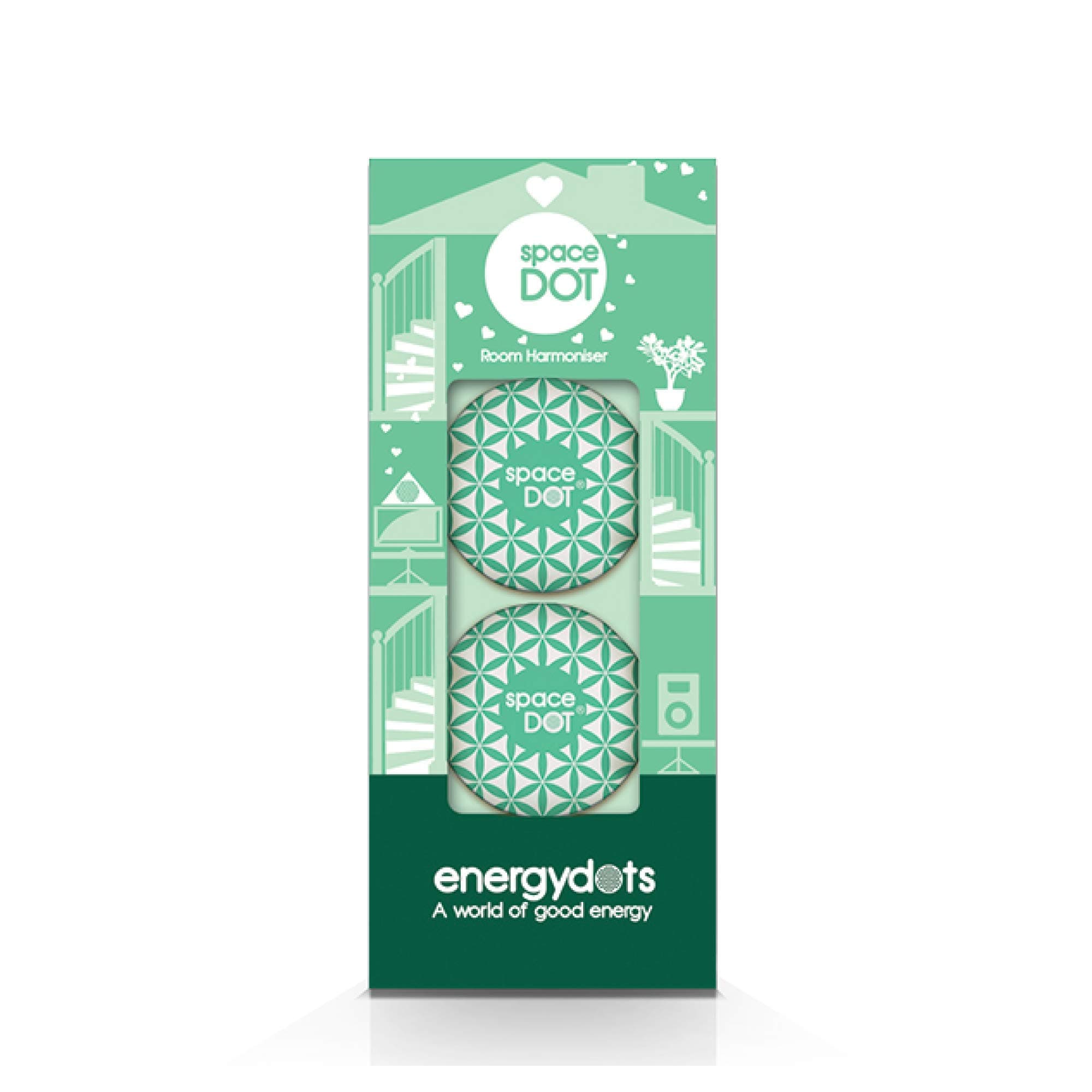Energydots spaceDOT | Room Harmoniser to Rebalance Negative Geopathic, Historical, Architectural or Emotional Stress | Double Pack