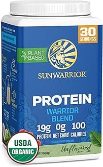 Sunwarrior Organic Plant-Based, Natural, Warrior Blend Protein (750 g, 1.65 lb)