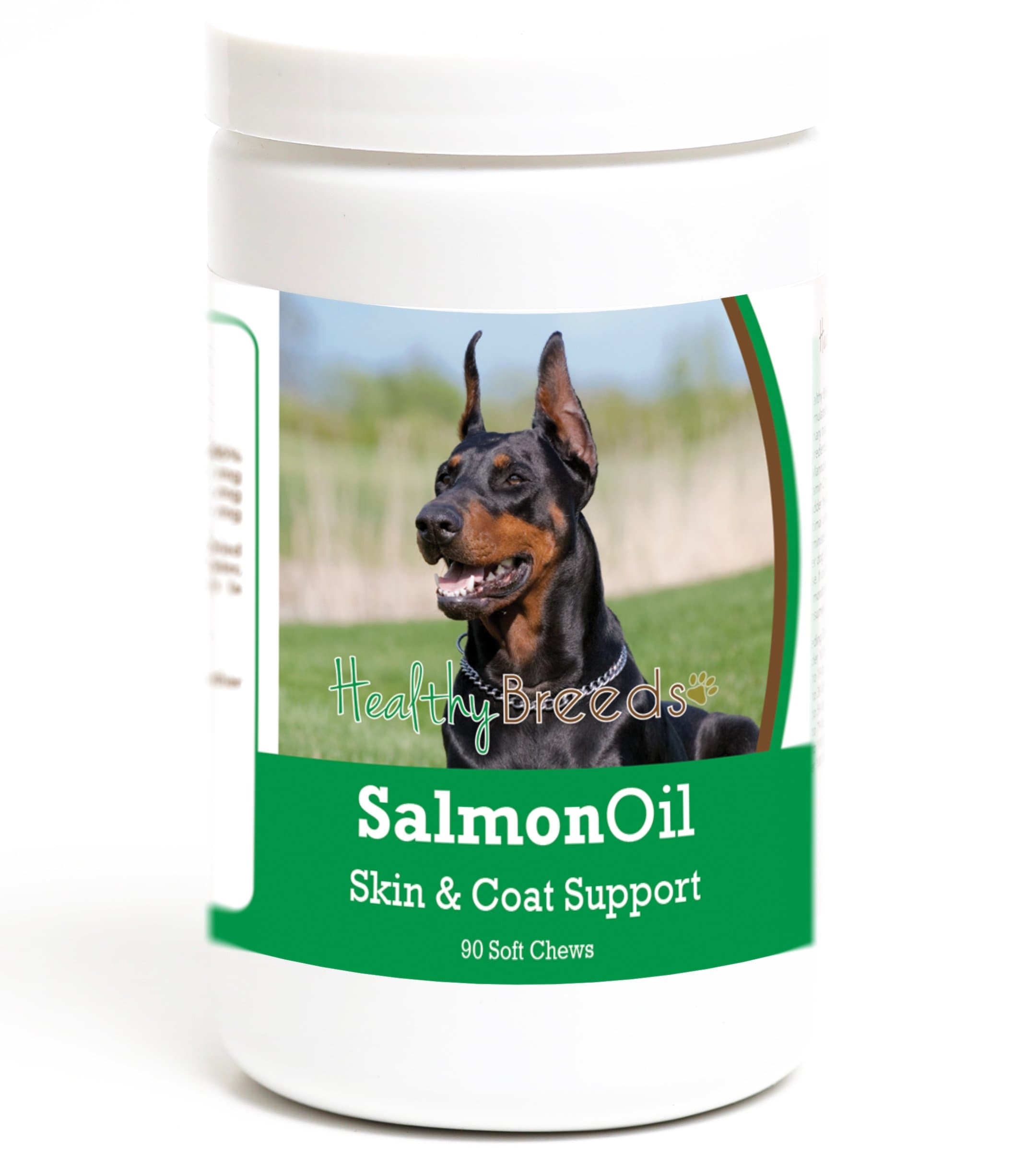 Healthy Breeds Doberman Pinscher Salmon Oil Soft Chews 90 Count
