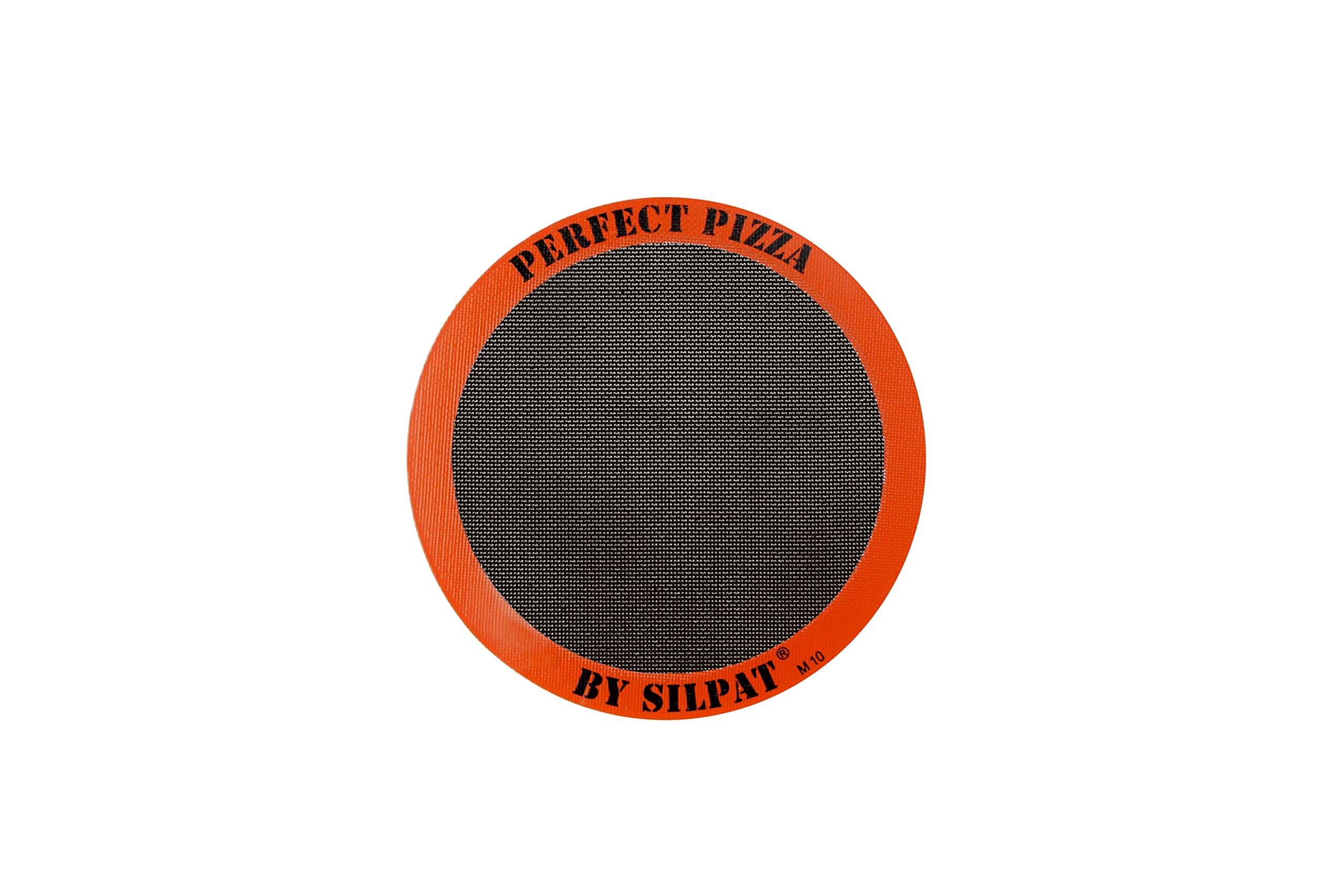 SilpatPerfect Pizza Non-Stick Silicone Baking Mat, 12" Round, Orange, AH305-01