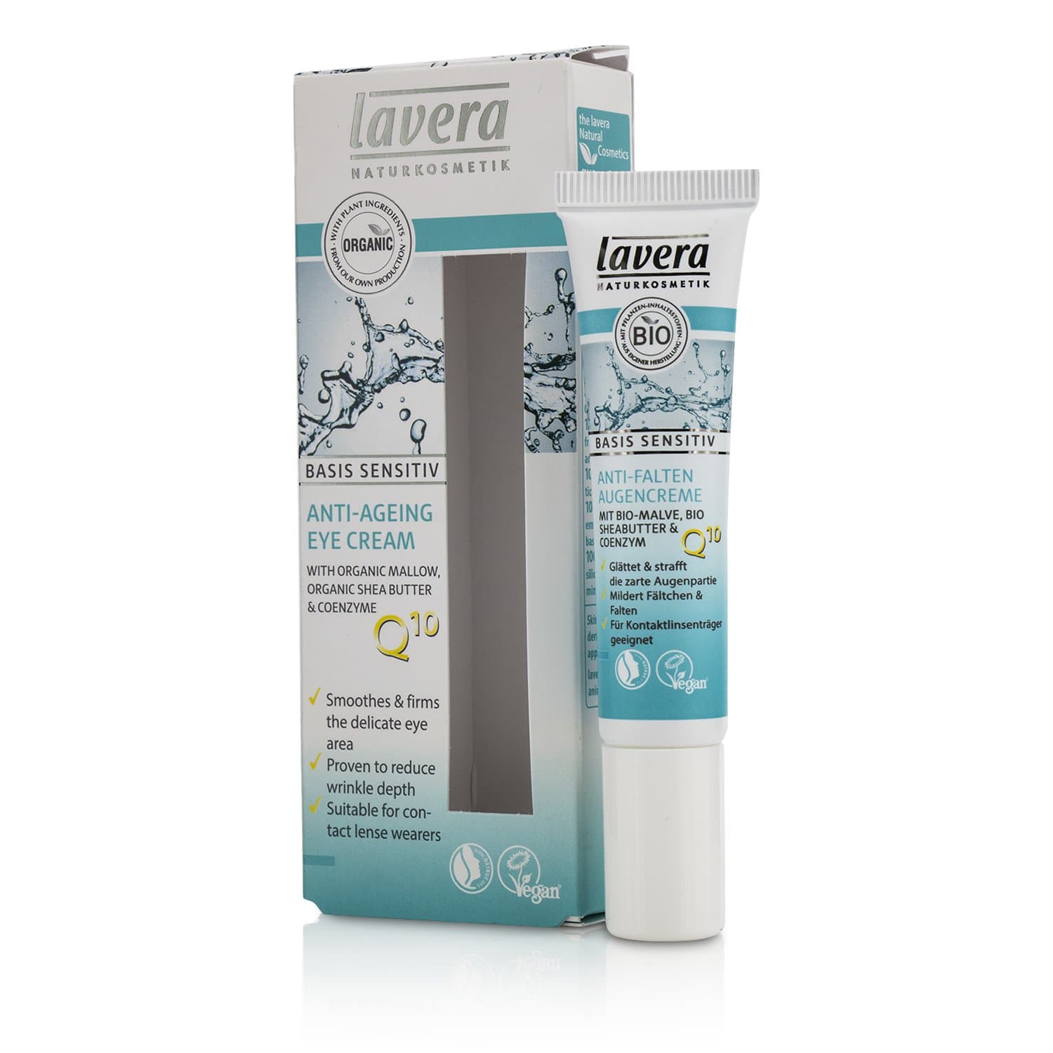 Lavera Anti-Ageing Eye Cream Q10 ˆ™ Reduces Signs Of Premature Aging ˆ™ Vegan œ” Organic Skin Care œ” Natural & Innovative Cosmetics œ” 15ml