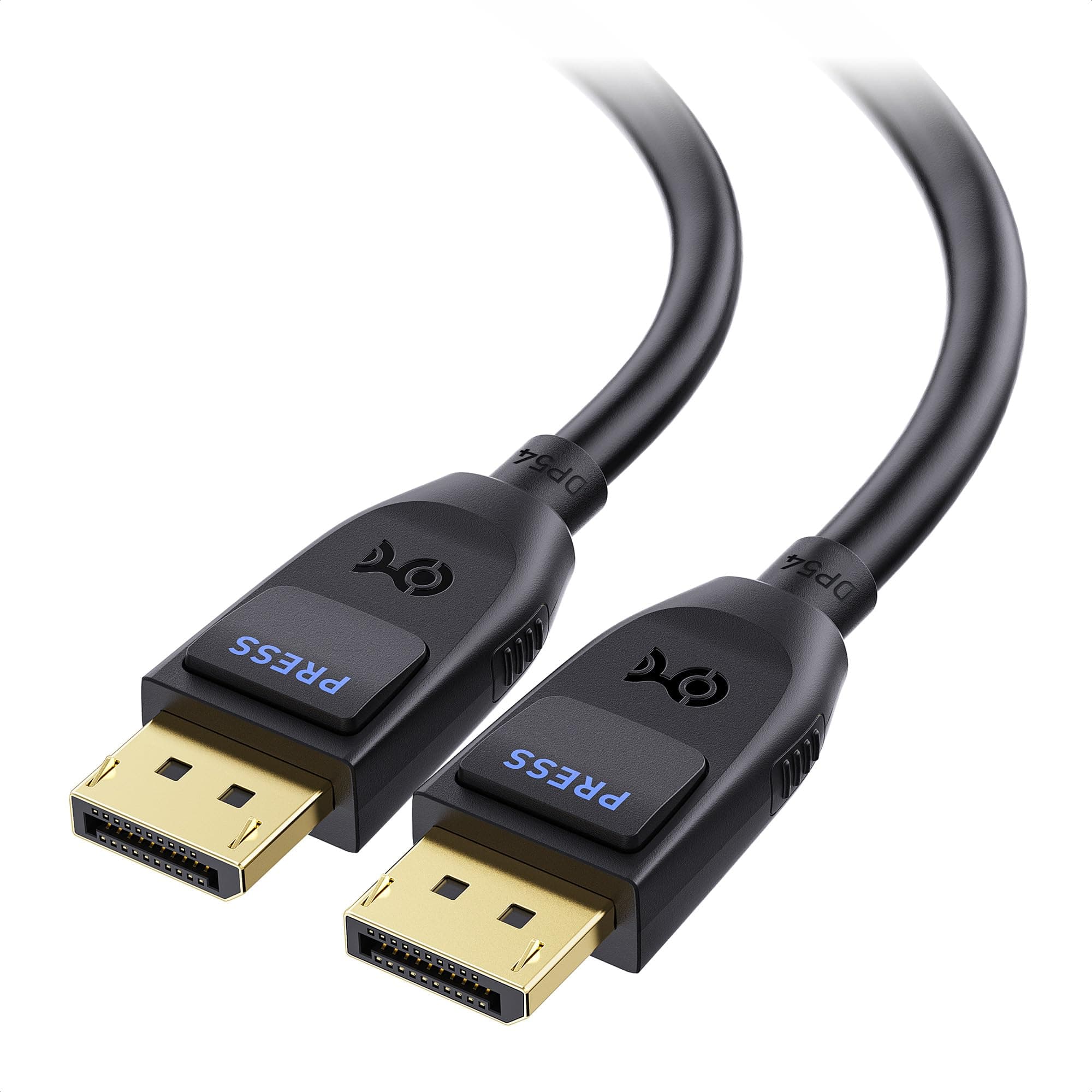 Cable Matters VESA Certified 54Gbps DisplayPort 2.1 Cable 3m, DP54 Cable with, 8K 165Hz, 4K 500Hz in Black with FreeSync, G-SYNC and HDR for Gaming Monitor, PC, RTX 4080/4090, RX 7900