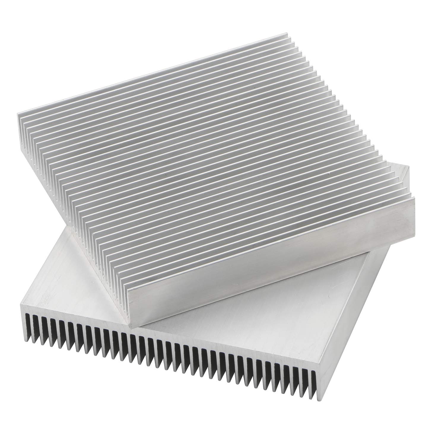 2pcs Aluminium Heatsink Cooling Module, 90x90x15mm Heat Sink Cooler Fin for High Power LED Amplifier Transistor