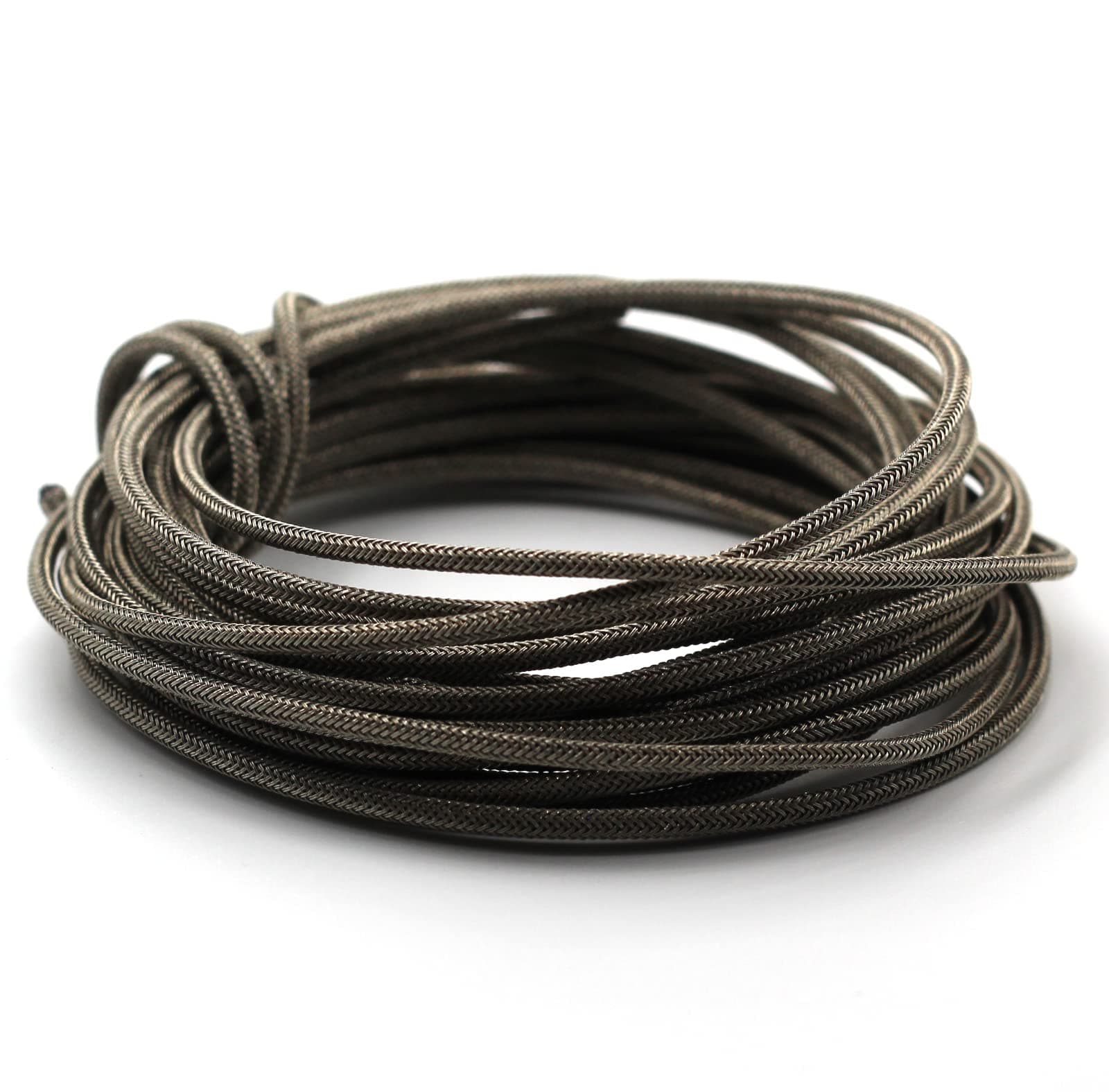 The Art of Tone Gavitt Shielded Braided Cloth Guitar Wire - Vintage-Style 22 AWG Stranded Wire, Push Back Cloth, 12 feet
