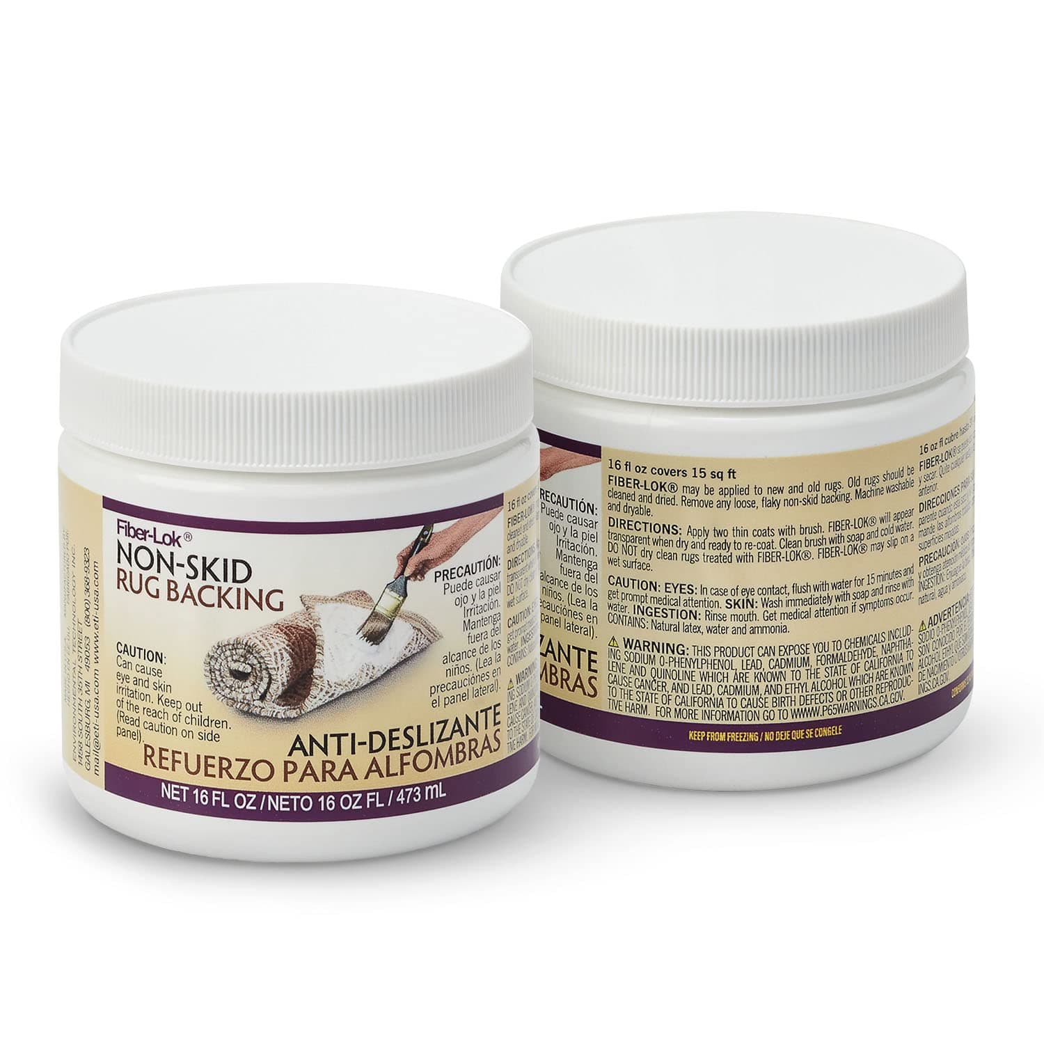 Environmental Bamboo Fiber-Lok Non-Skid Rug Backing 16 oz