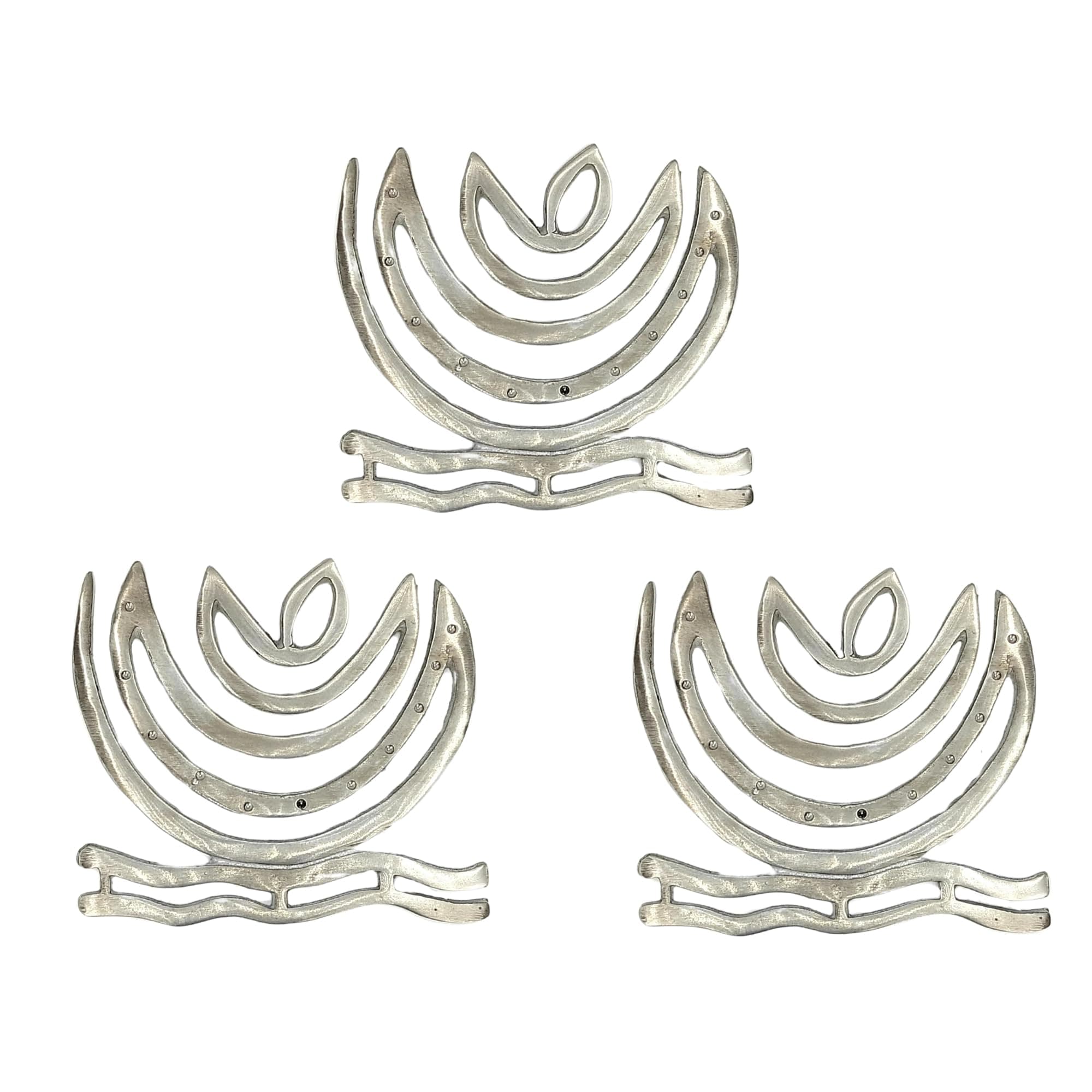 Zinc Helix Vastu Remedies for North East Kitchen, Toilet, Bedroom, Overhead Tank Vastu Defect or Ishanya Cornet Cuts (Set of 3pcs)