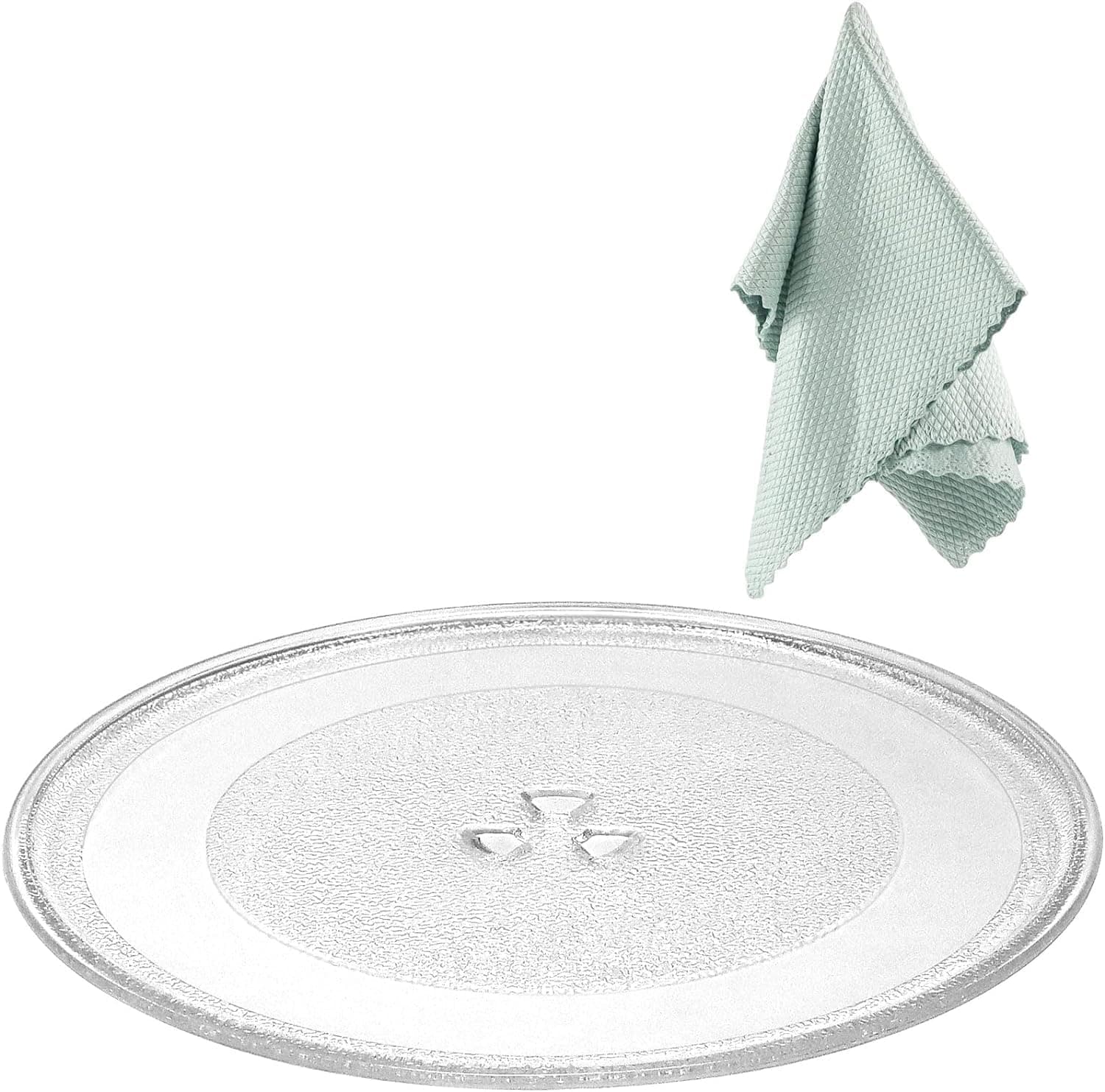 12" W10337247 Microwave Glass Turntable Plate Fit for Whirlpool Microwave Glass Plate - Replace Microwave Glass Tray # W11367904 W10337247 AP6892124 - BY AMI PARTS