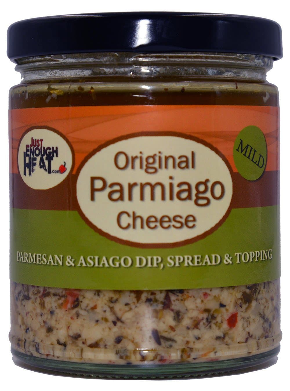 Original Parmiago Cheese - Parmesan & Asiago Marinated Cheese Dip, Spread & Topping by Just Enough Heat