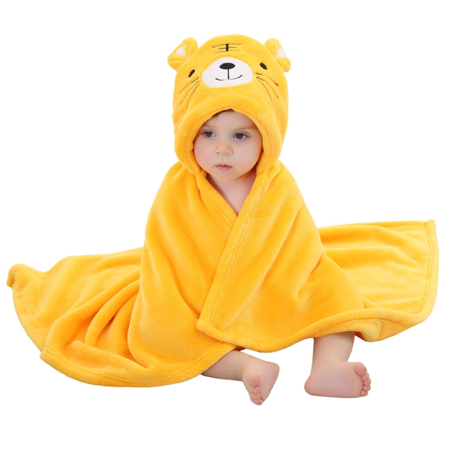Baby Hooded Towel Blanket Bathrobe 0-3 years old Boy Girls Animal Shape Cloak