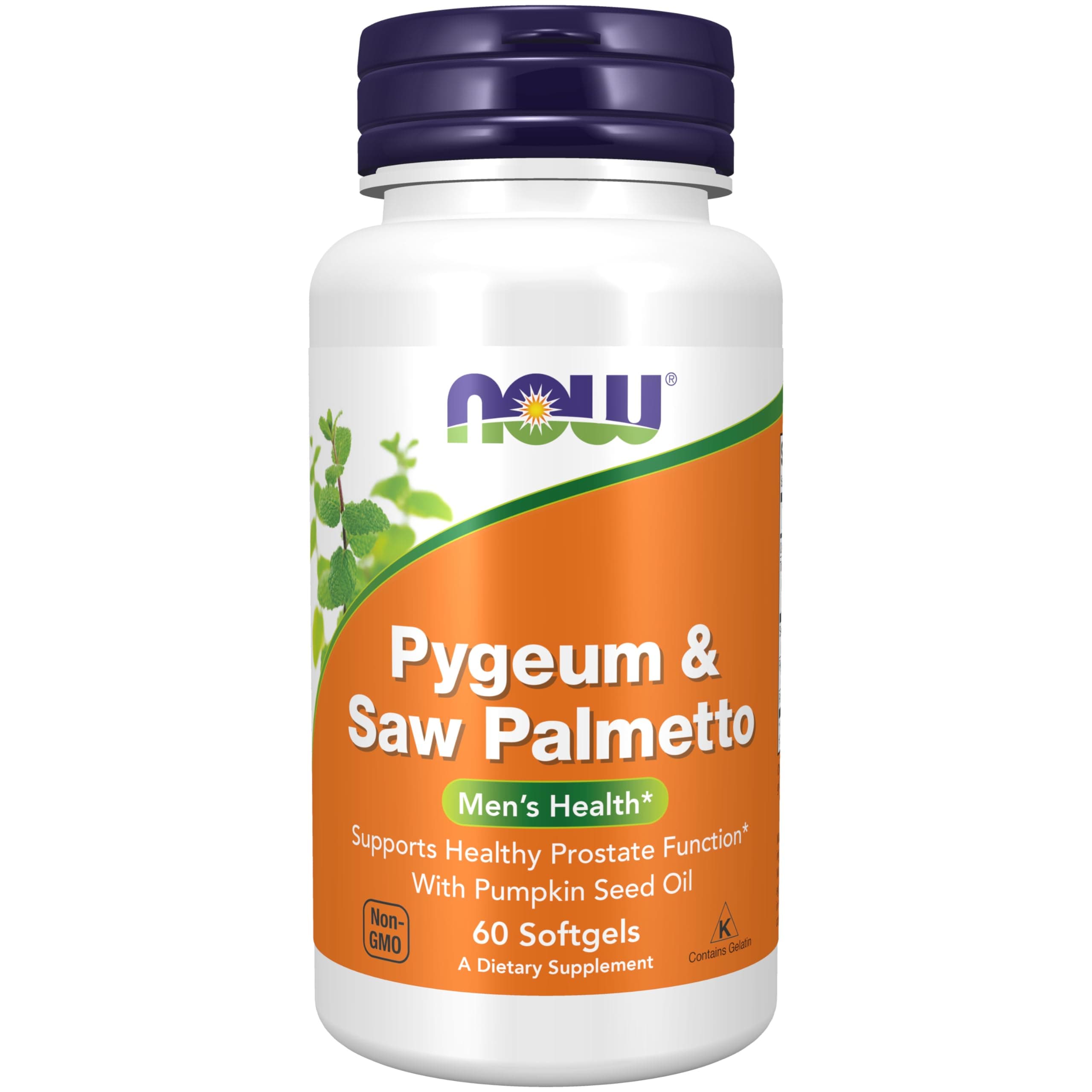 Now Foods Pygeum and Saw Palm Extract, Soft-gels, 60-Count by Now Foods