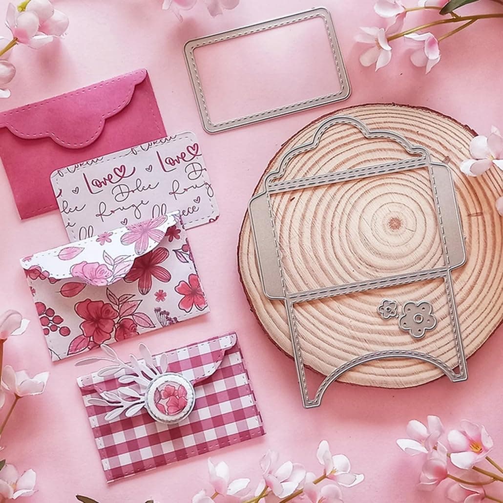 Mvchifay Cutting Dies Metal Stencils Scrapbooking Tool DIY Craft Carbon Steel Embossing Template for Paper Card Making (Envelope-9.8x13.2cm)