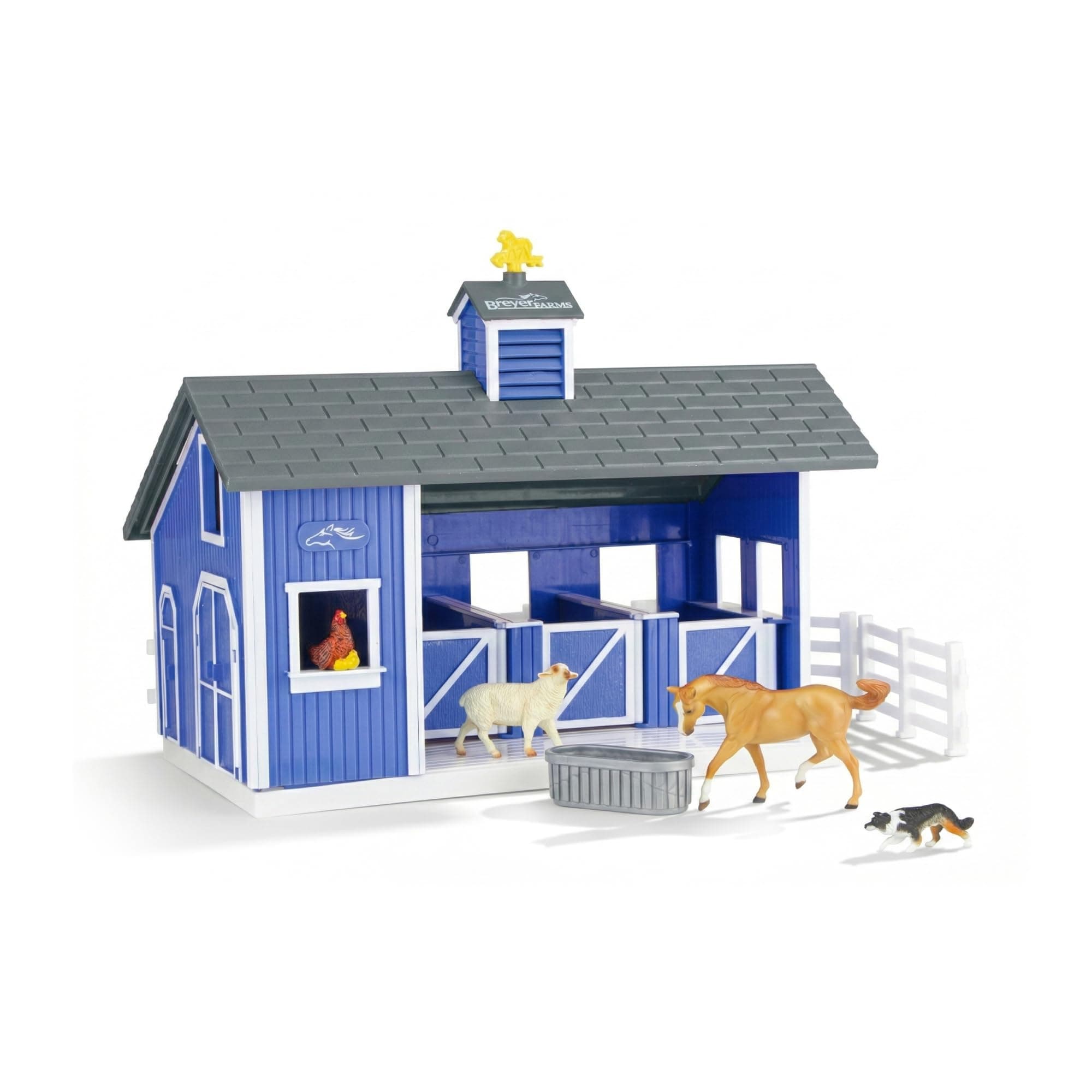 Breyer Home at The Barn Playset 59241, Blue