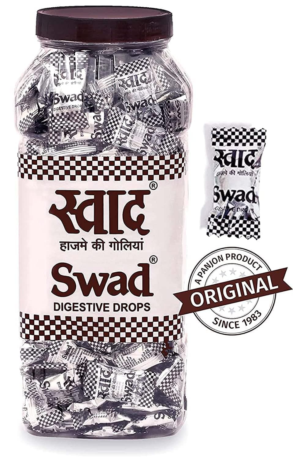 Swad Digestive Chocolate Candy Jar, 150 Candies