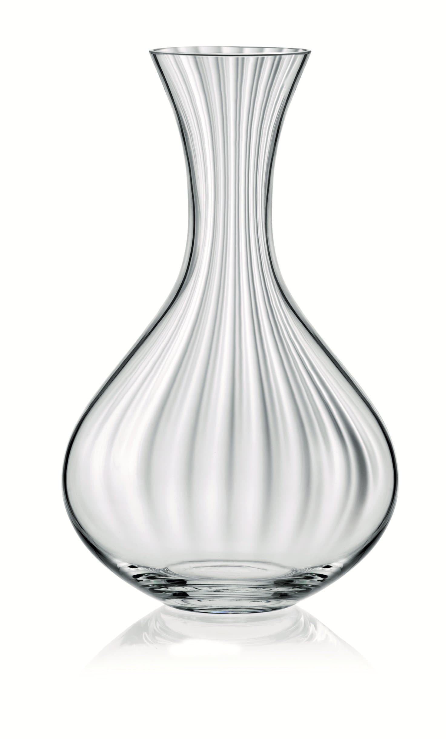 David Shaw BC722-1500 Bohemia Waterfall Carafe Glass, 1.5L/52.75 oz