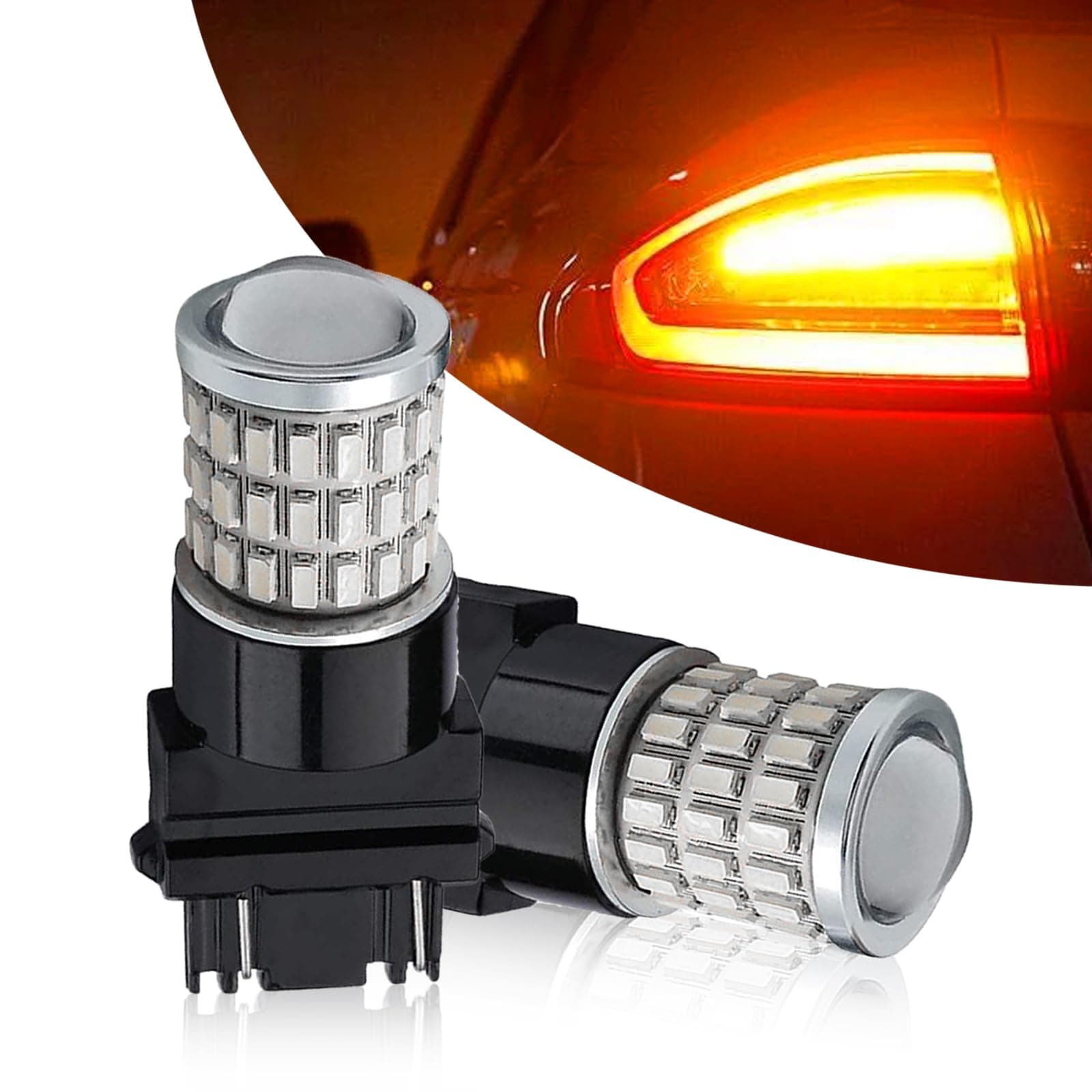 3157 6500K Red LED Brake Light Bulb