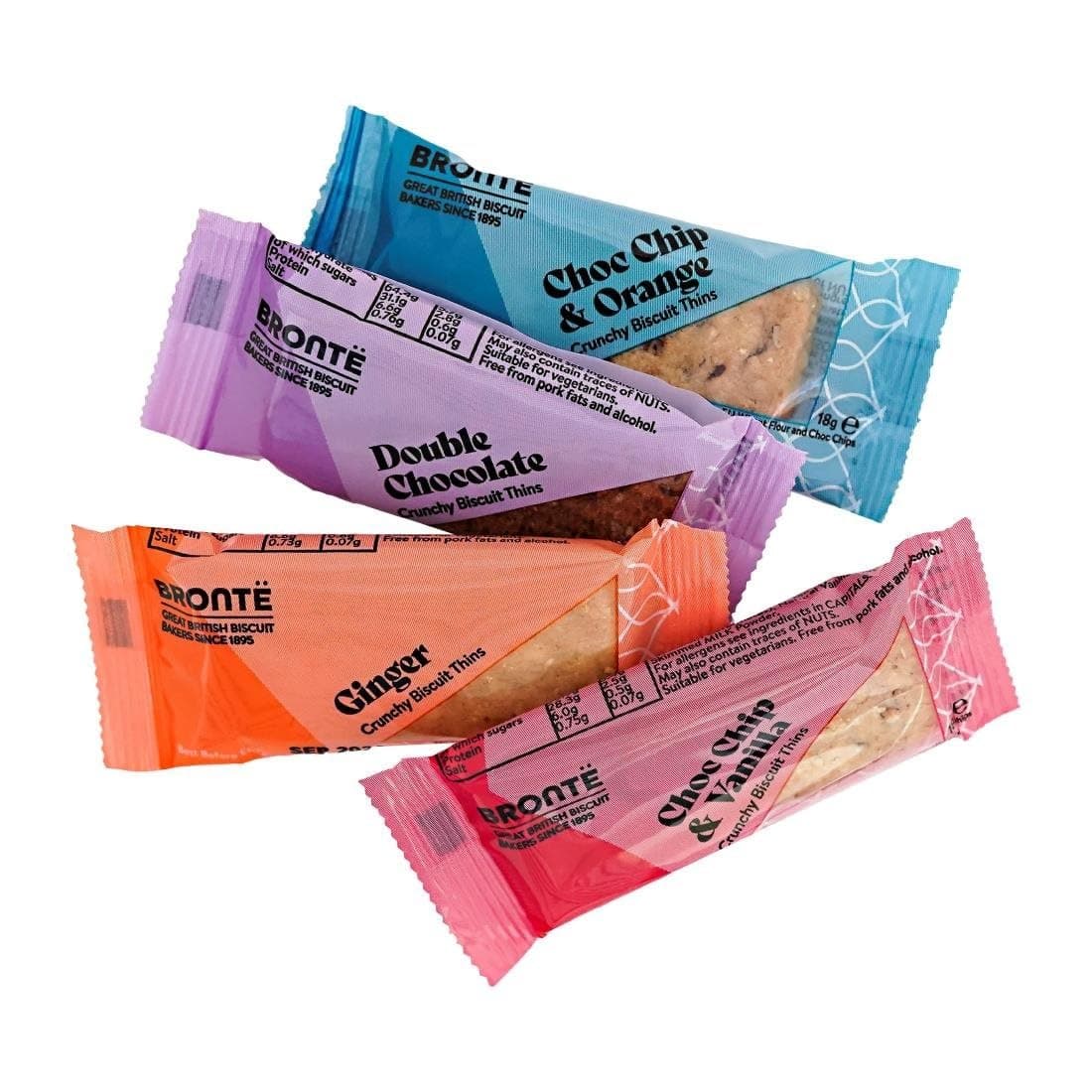 Bronte Biscuit Thins 2 Pack Mini Variety Biscuits (100 packs of 2)