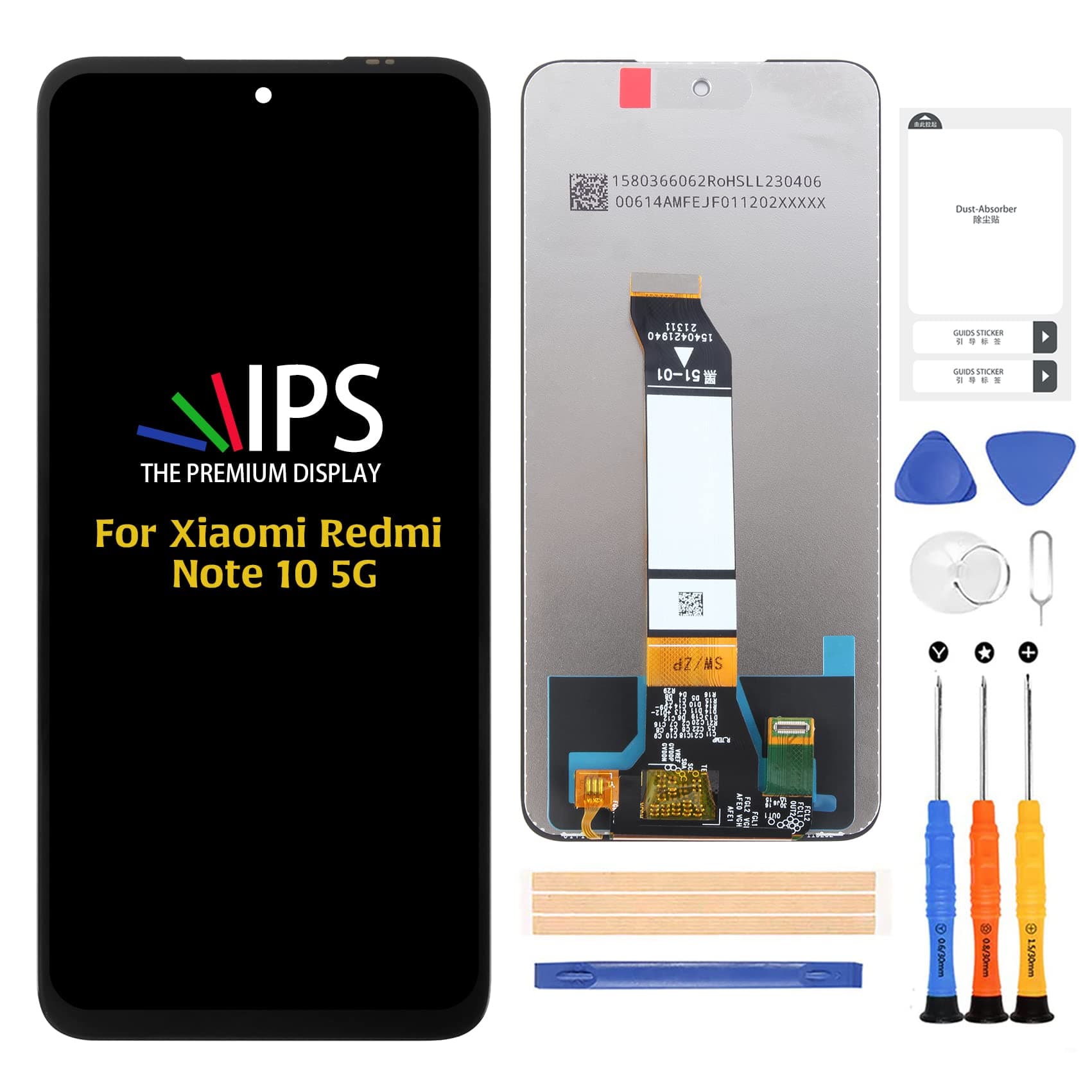 A-MIND for Xiaomi Redmi Note 10 5G/Poco M3 Pro 5G/Redmi Note 10T 5G (Not for Note 10 Pro/Note 10) Screen Replacement M2103K19G M2103K19C LCD Display Full Assembly Repair Kits,with Tools