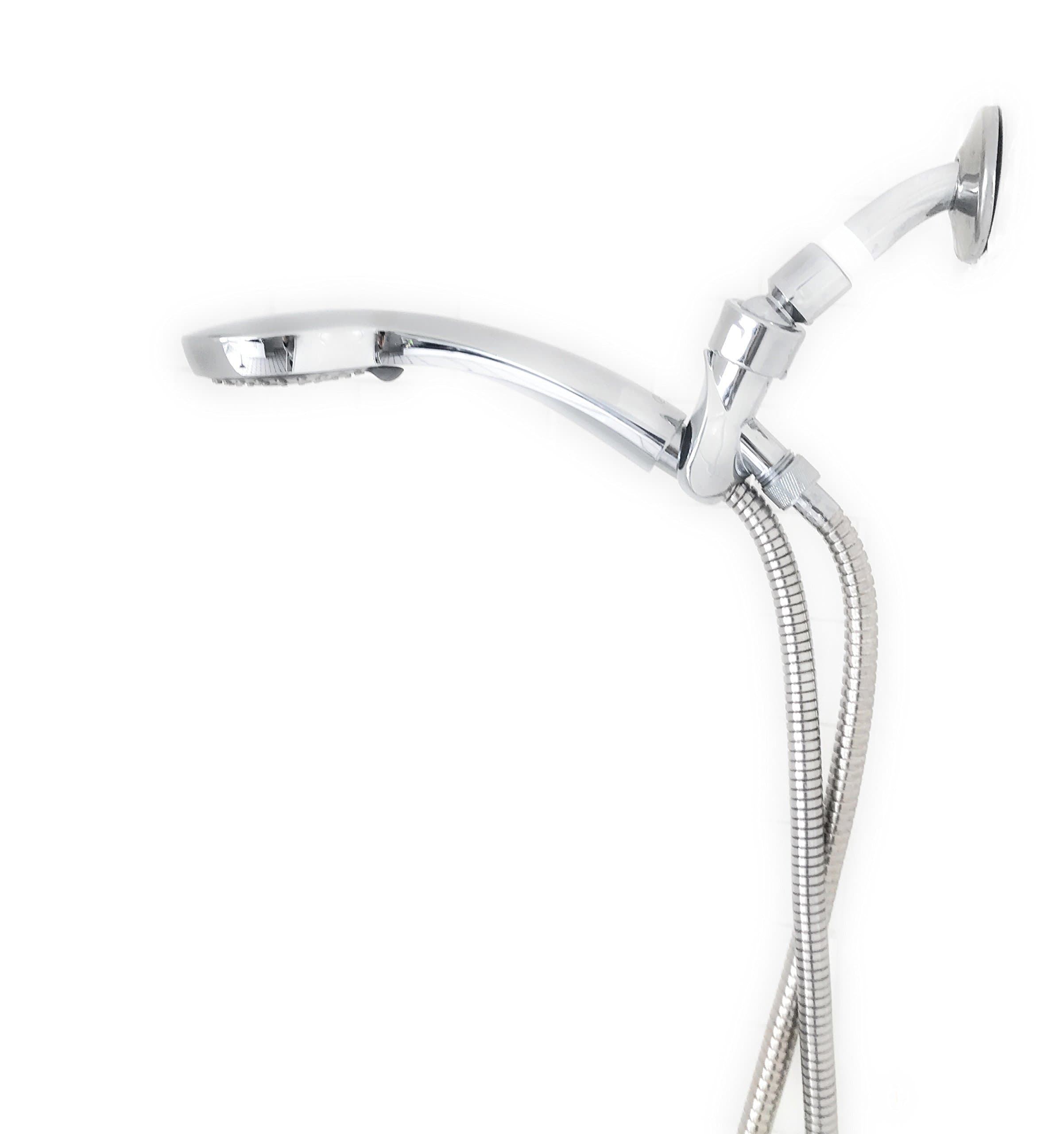 Best Handheld Shower Head for Low Water Pressure (78" Stainless Hose Rain Spray Head)