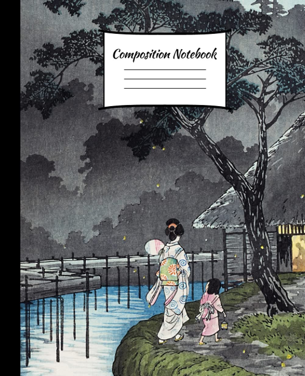 Hiroaki Takahashi woodblock illustration composition notebook: For lovers of the shin-hanga art movement who journal, take school or college lecture ... or just like keeping track of great ideas.