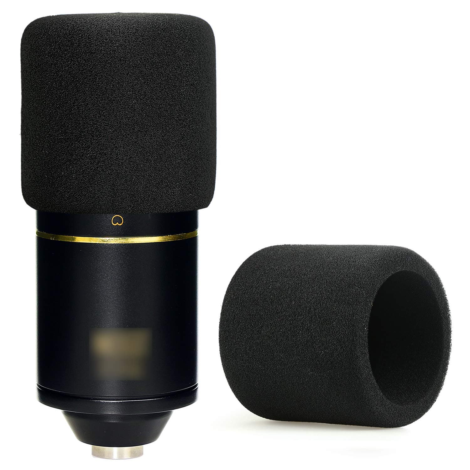 Sponsored Ad โ YOUSHARES MXL 770 990 Microphone Foam Windscreen - Mic Foam Cover As a Pop Filter (Black)