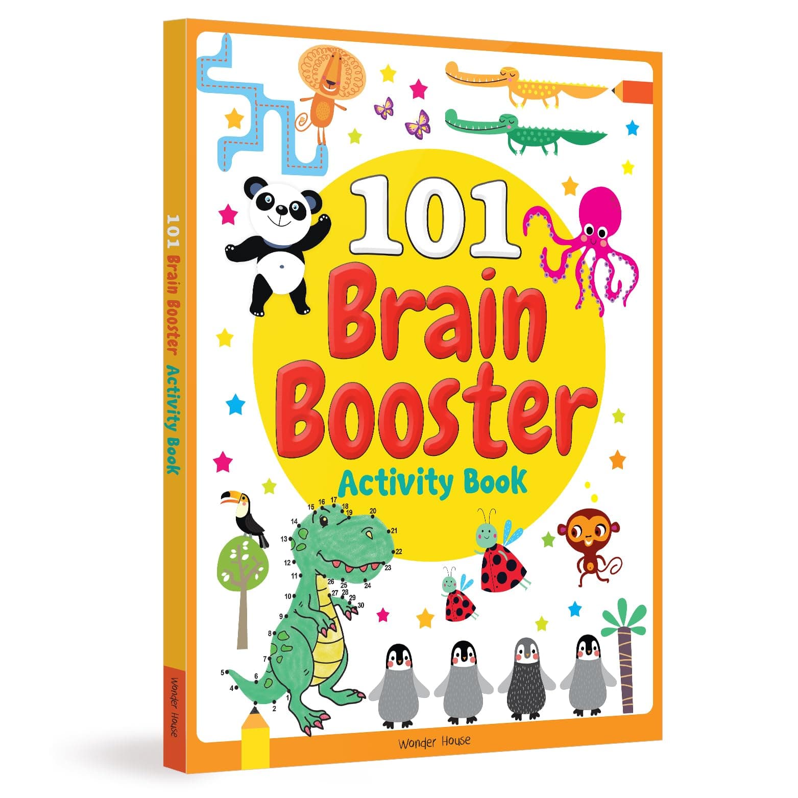101 Brain Booster Activity Book-colouring books for kids: Fun Activity Book for Children (101 Fun Activities)