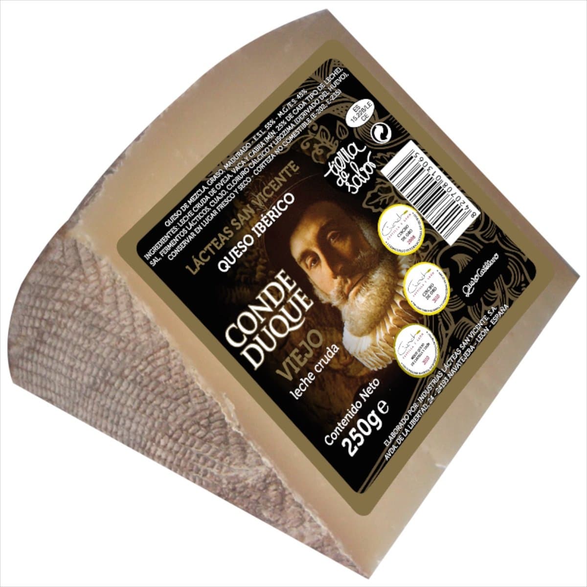 San Vicente Raw (Unpasteurised) Iberico Cheese 250 g Wedge