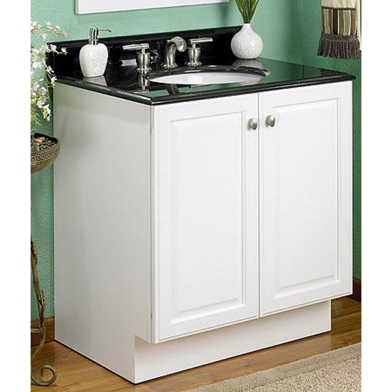 T-3122BA-1 Granite Top For Shaker/Windwood 30-inch Vessel Stand, Black Absolute