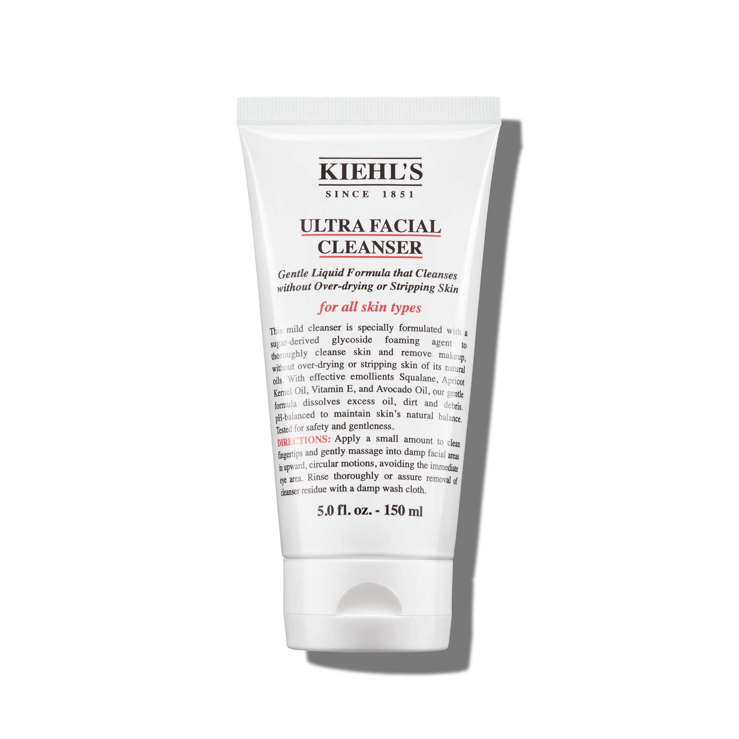 Kiehl's Cleanser, UFC, 5.1 fl oz (150 ml), Facial Cleanser, Moisturizing, Cleansing Foam, Genuine Product