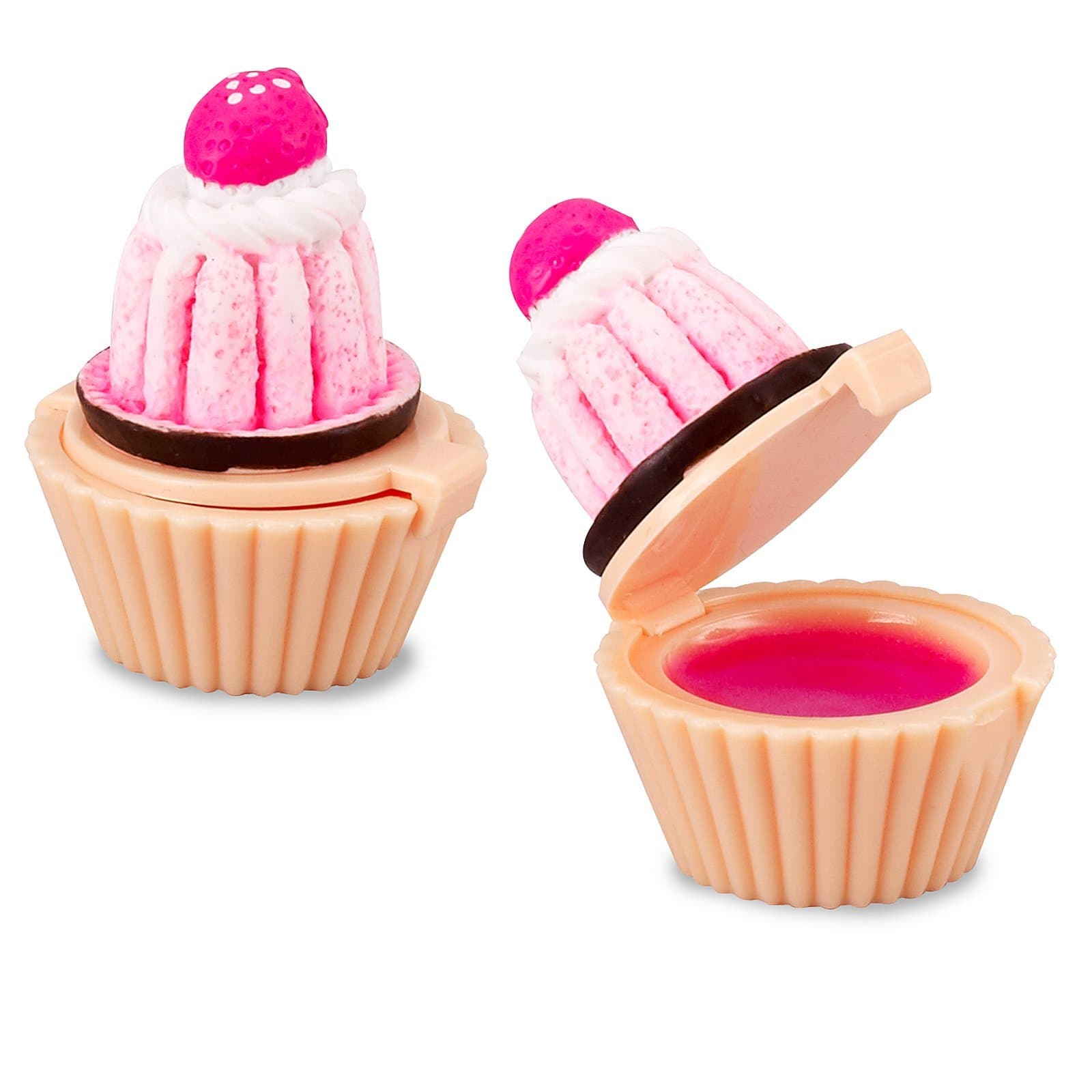 Rhode Island Novelty 1.25 Inch Cupcake Lip Gloss, One Dozen per Order