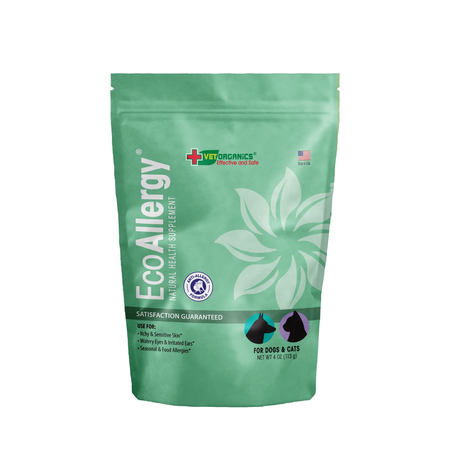 Anti-Allergy for Dogs & Cats Use Our All-Natural Product If Your Dog or Cat Suffers from Occasional or Chronic Pet Allergies Symptoms. Provides Lasting Allergy Relief For Dogs or Cats. (4oz)