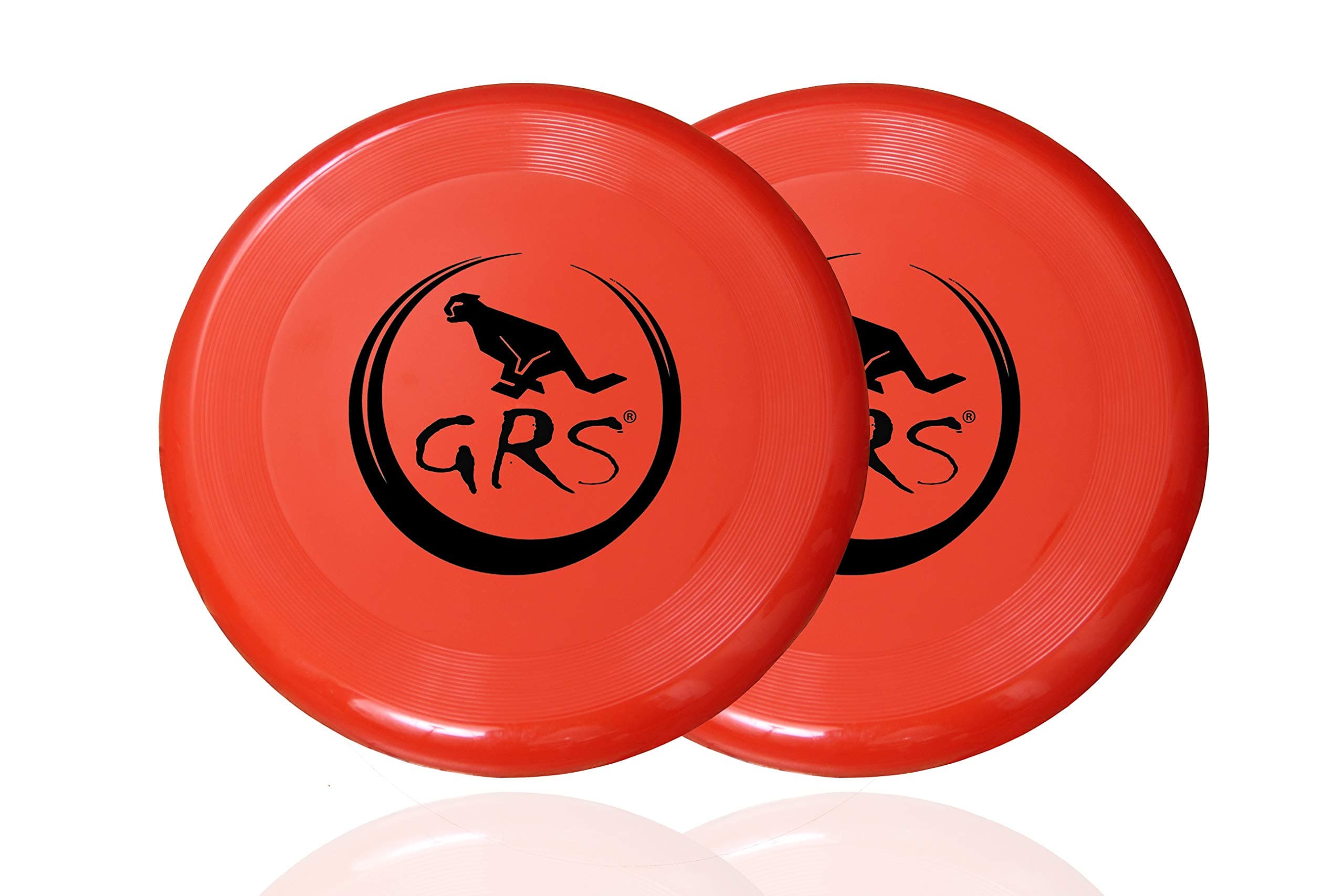 GRS® Flying Discs Frisbee (Pack of 2)(Red, Standard Size 9 Inches)