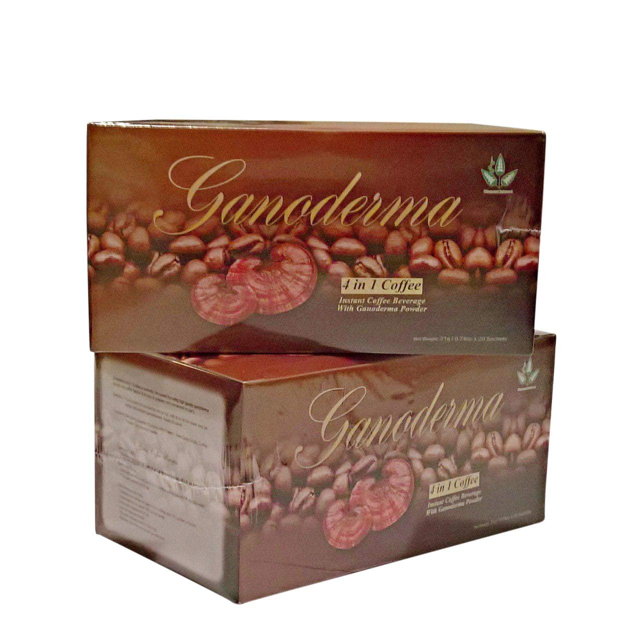 Diamond Interest 4 in 1 CafÃƒ© Healthy Coffee with Ganoderma - Creamer and Sugar (2 Packs)