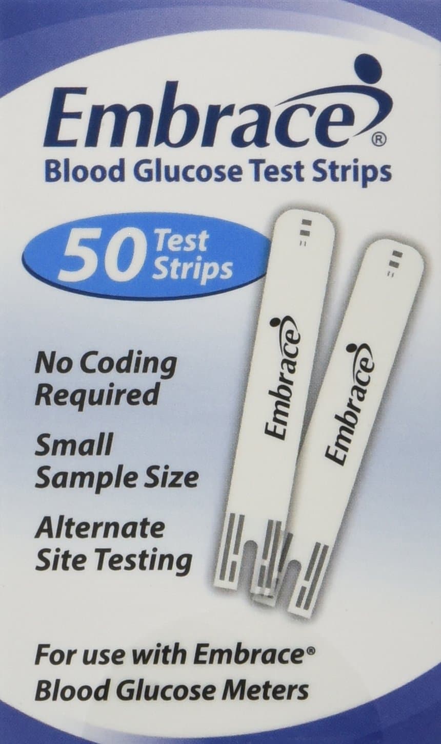 OHAPX02AB0202MOBX - Embrace Blood Glucose Test Strip (50 count)