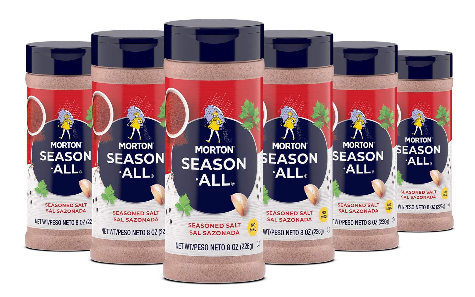 Season-All Seasoned Salt, (8 oz), 6-Pack, Perfect for Cooking, Baking & Seasoning