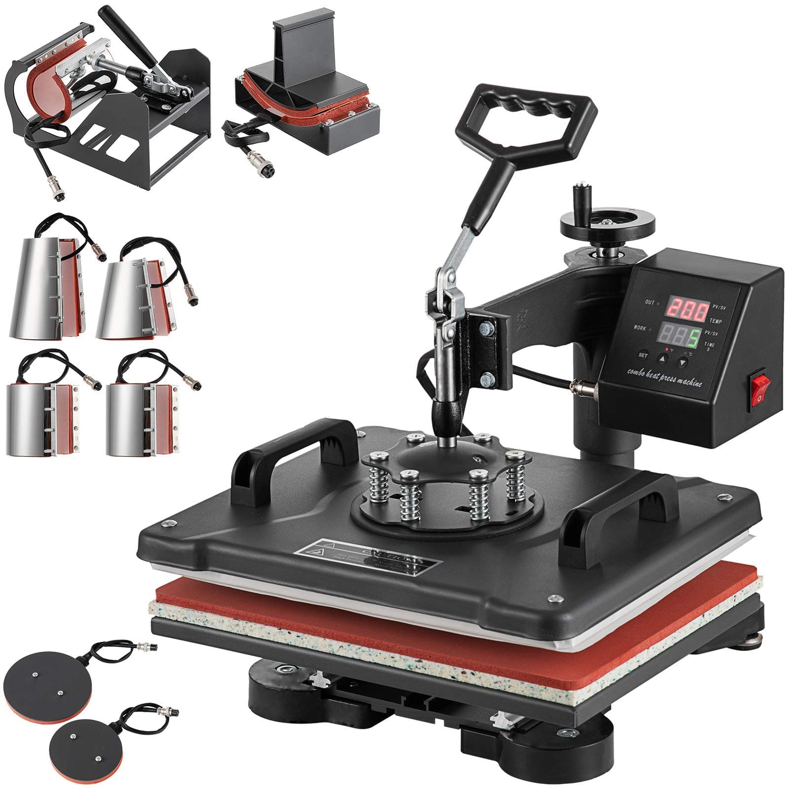 8 in 1 Heat Press Machine 15x12