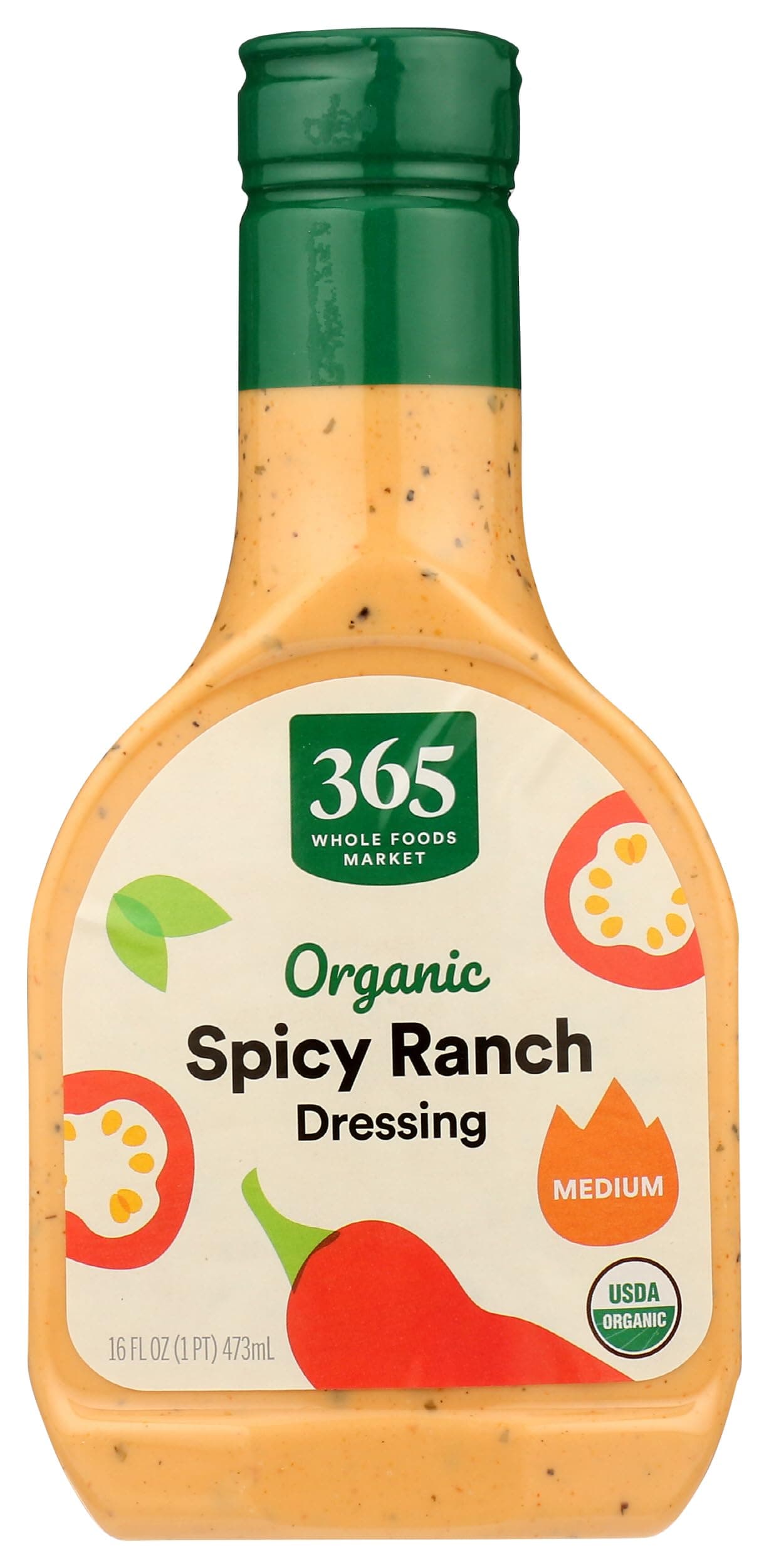 365 by Whole Foods Market, Organic Spicy Ranch Dressing, 16 oz
