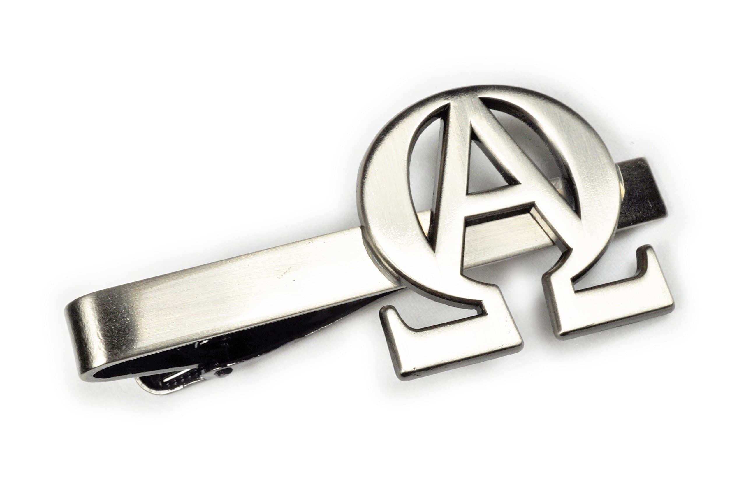 Biker CollectiblesAlpha Omega Christian Biker Motorcycle Tie Bar Clip