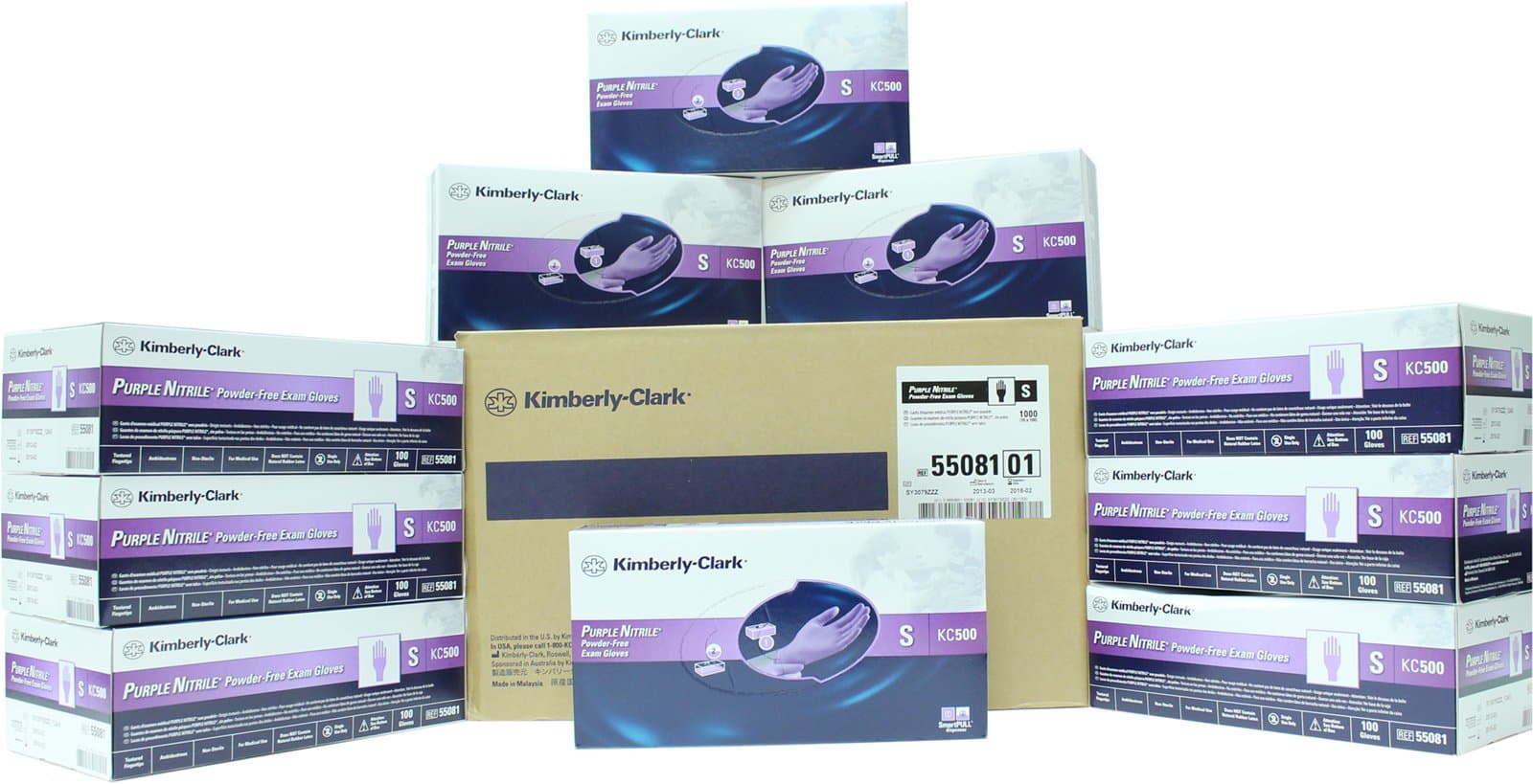 Halyard Health Purple Nitrile Glove, Small - 1000/CS