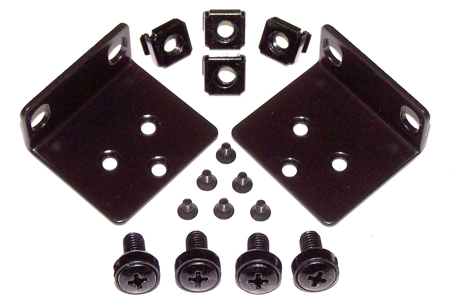 magnaroute DE-TR Rack Mount Kit Compatible with Dell and NETGEAR Triangle Hole Pattern, DP/N 8H428 Equivalent